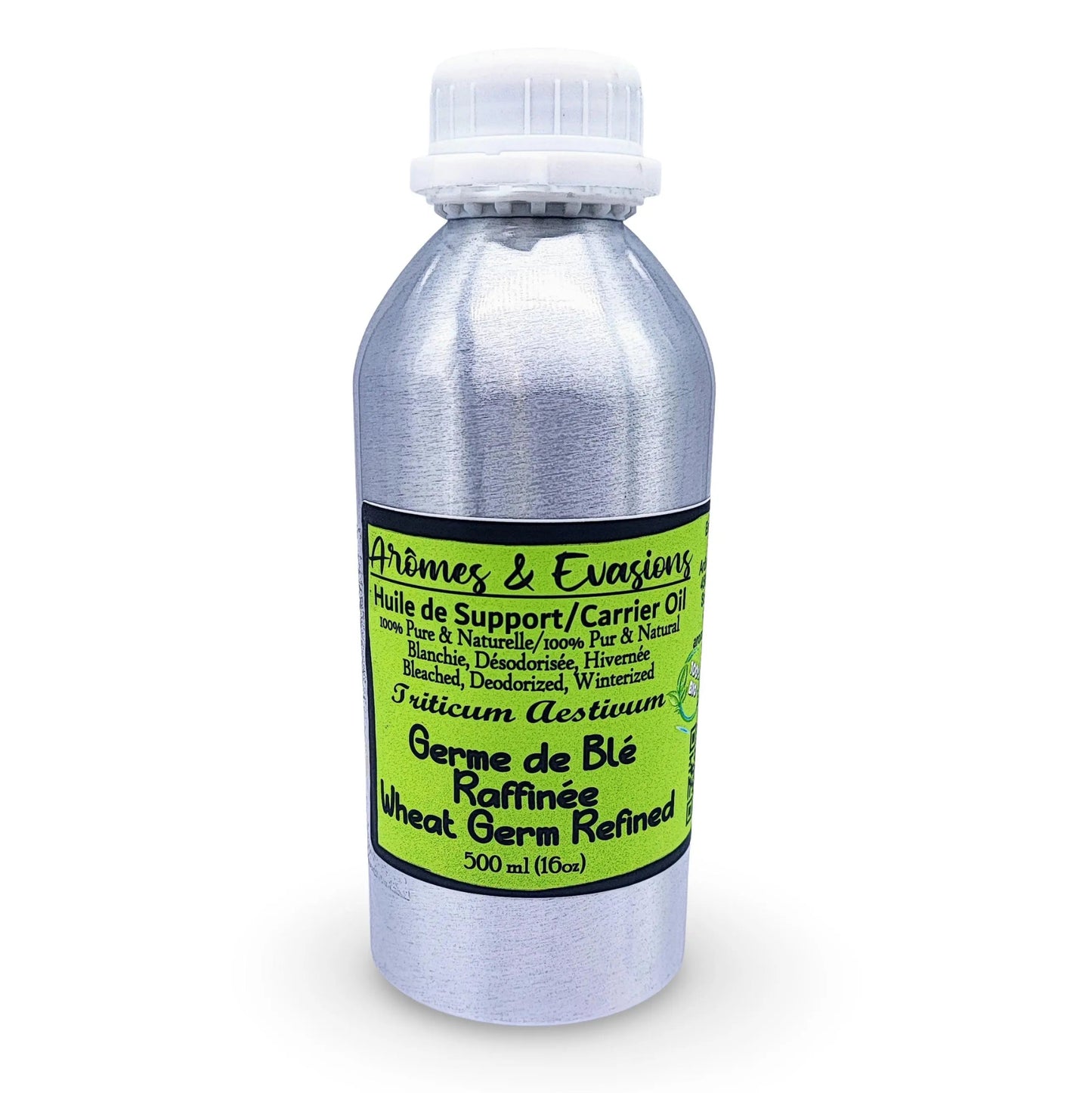 Carrier Oil -Wheat Germ -Refined -Bleached -Deodorized -Winterized -Carrier Oil -Arômes & Évasions