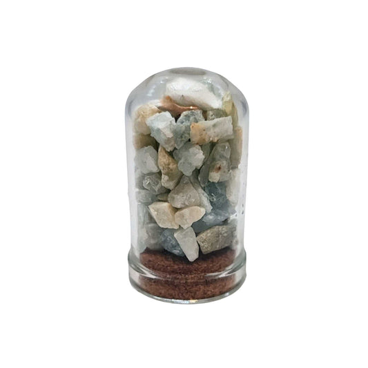 Home Decor -Small Decorative Bell -Natural Aquamarine -15ml