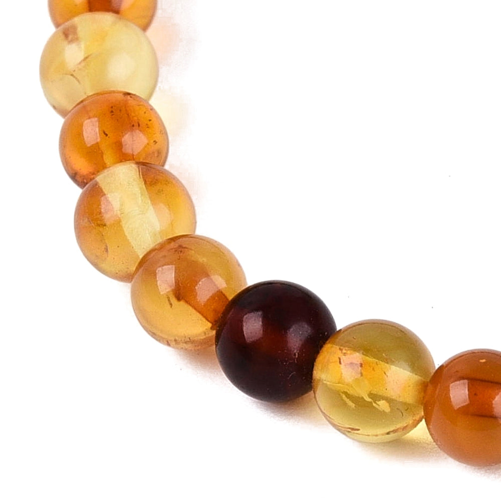 Bracelet - Amber - 4mm