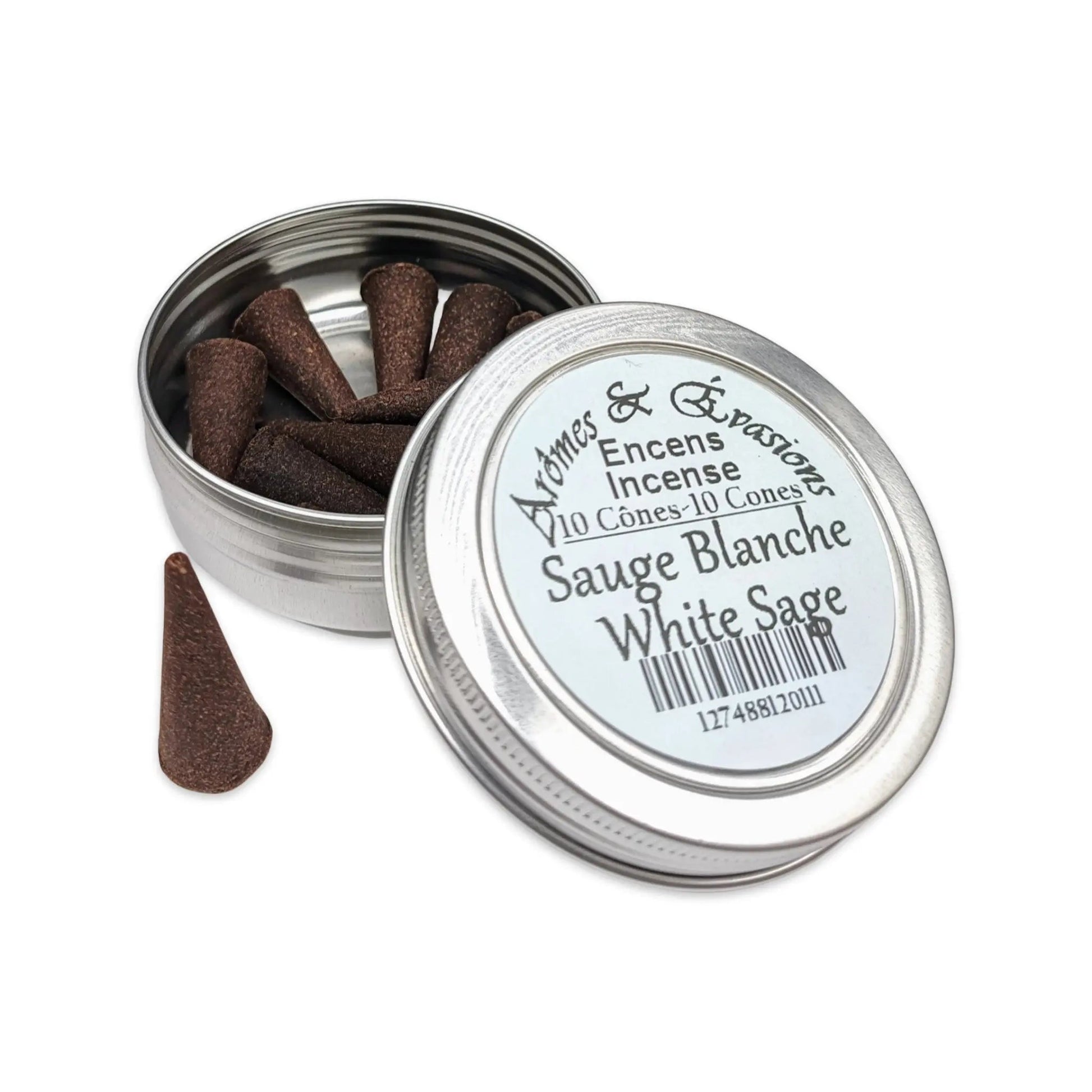 Incense Cones -White Sage -10 Cones