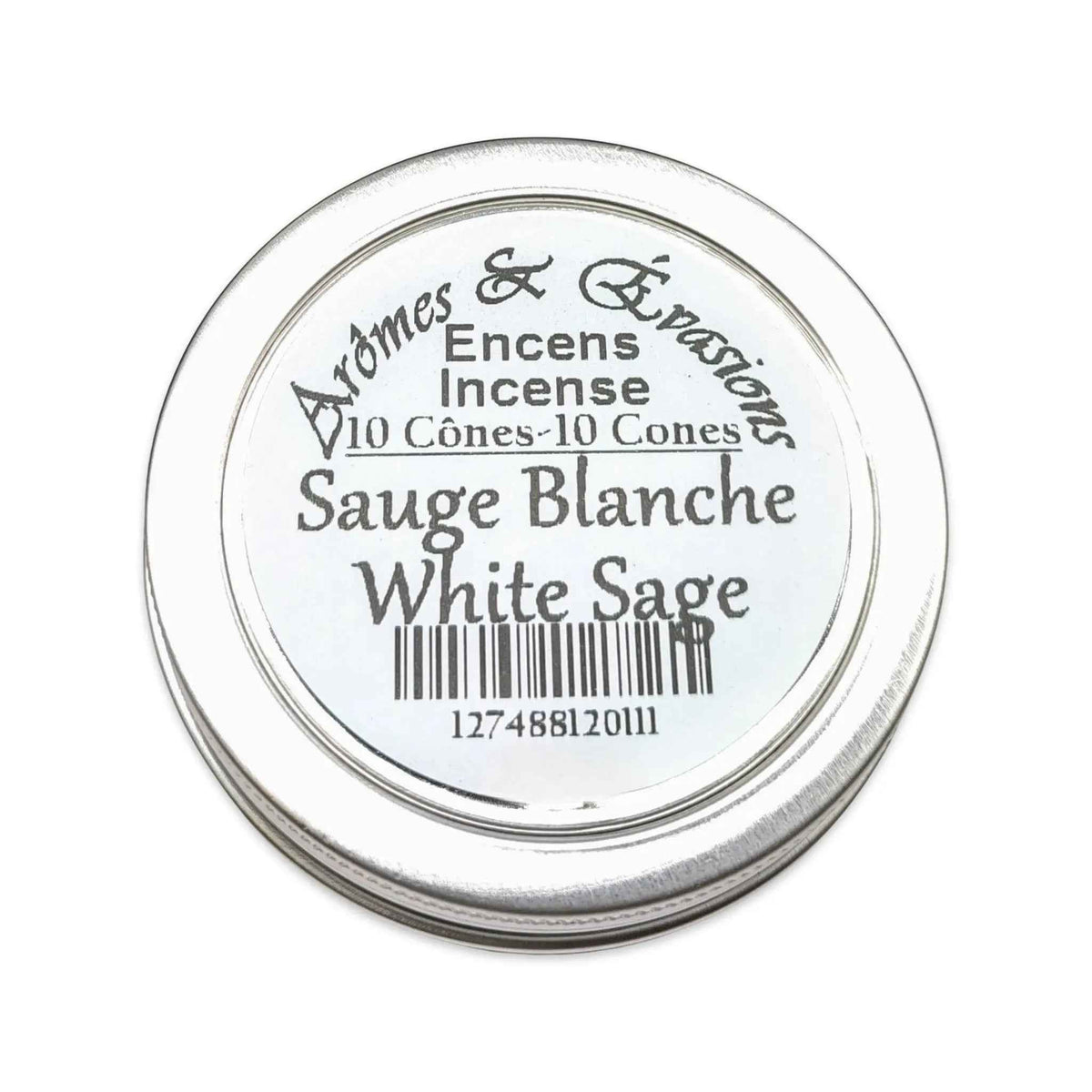 Incense Cones -White Sage -10 Cones - Cayve's Mystic Nature Wholesale