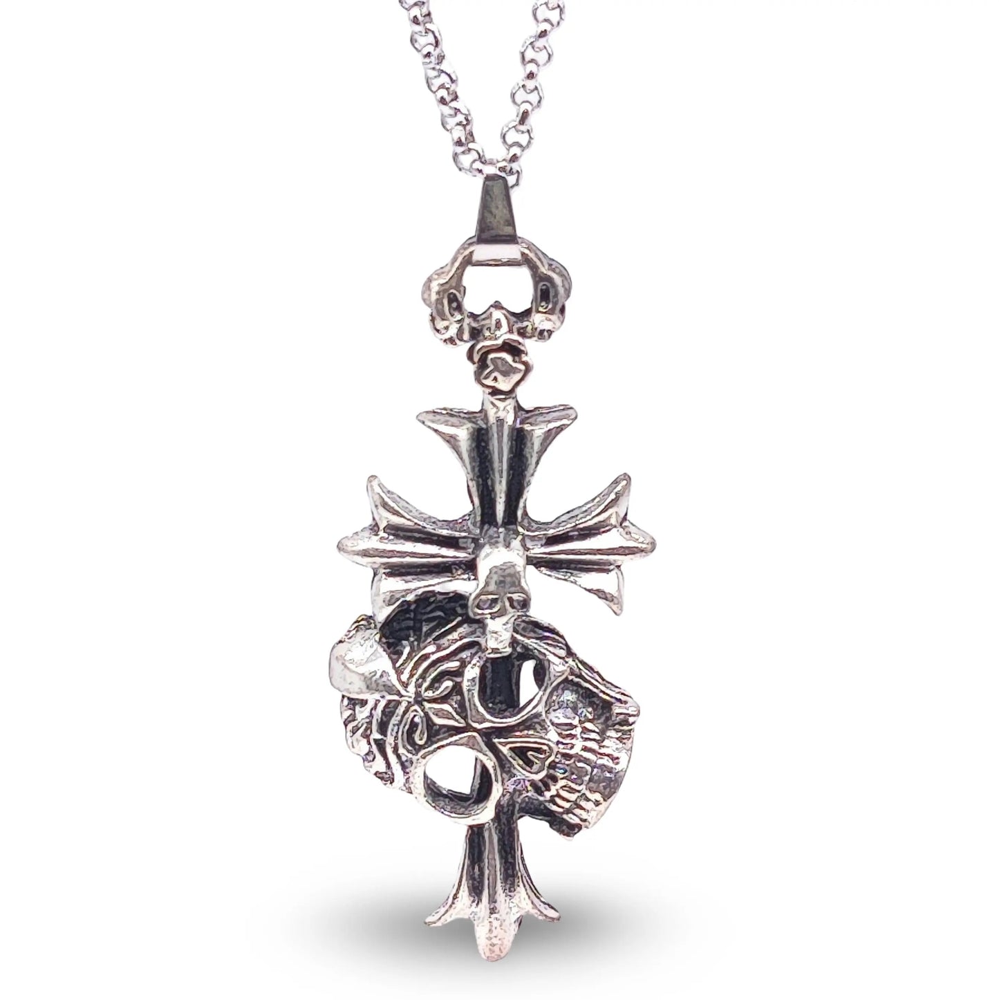 Necklace -Stainless Steel Skull