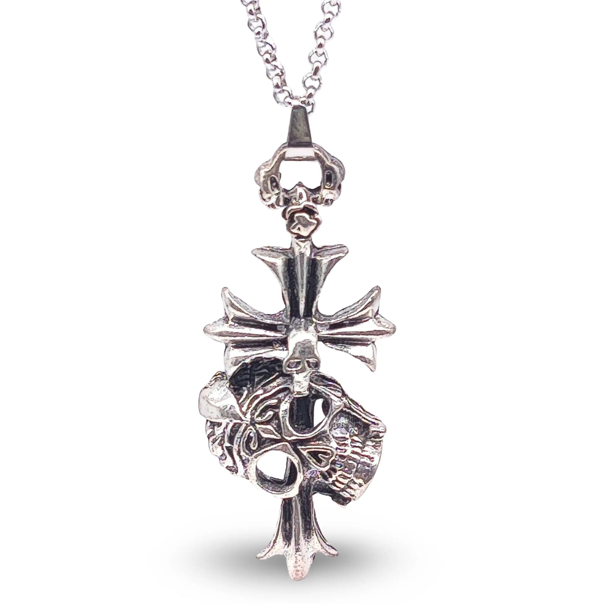 Necklace -Stainless Steel Skull
