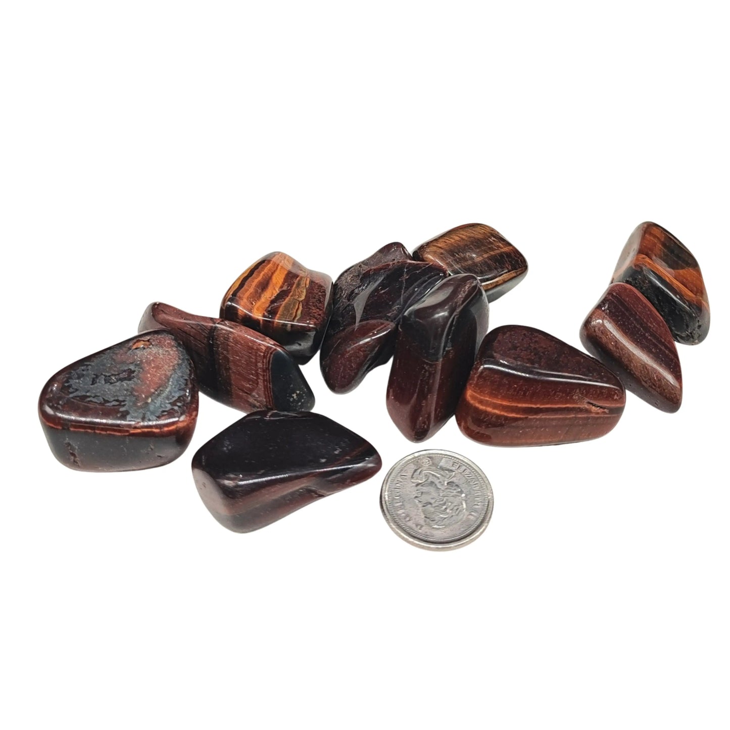 Stone -Bull's Eye (Red Tiger Eye) -Tumbled