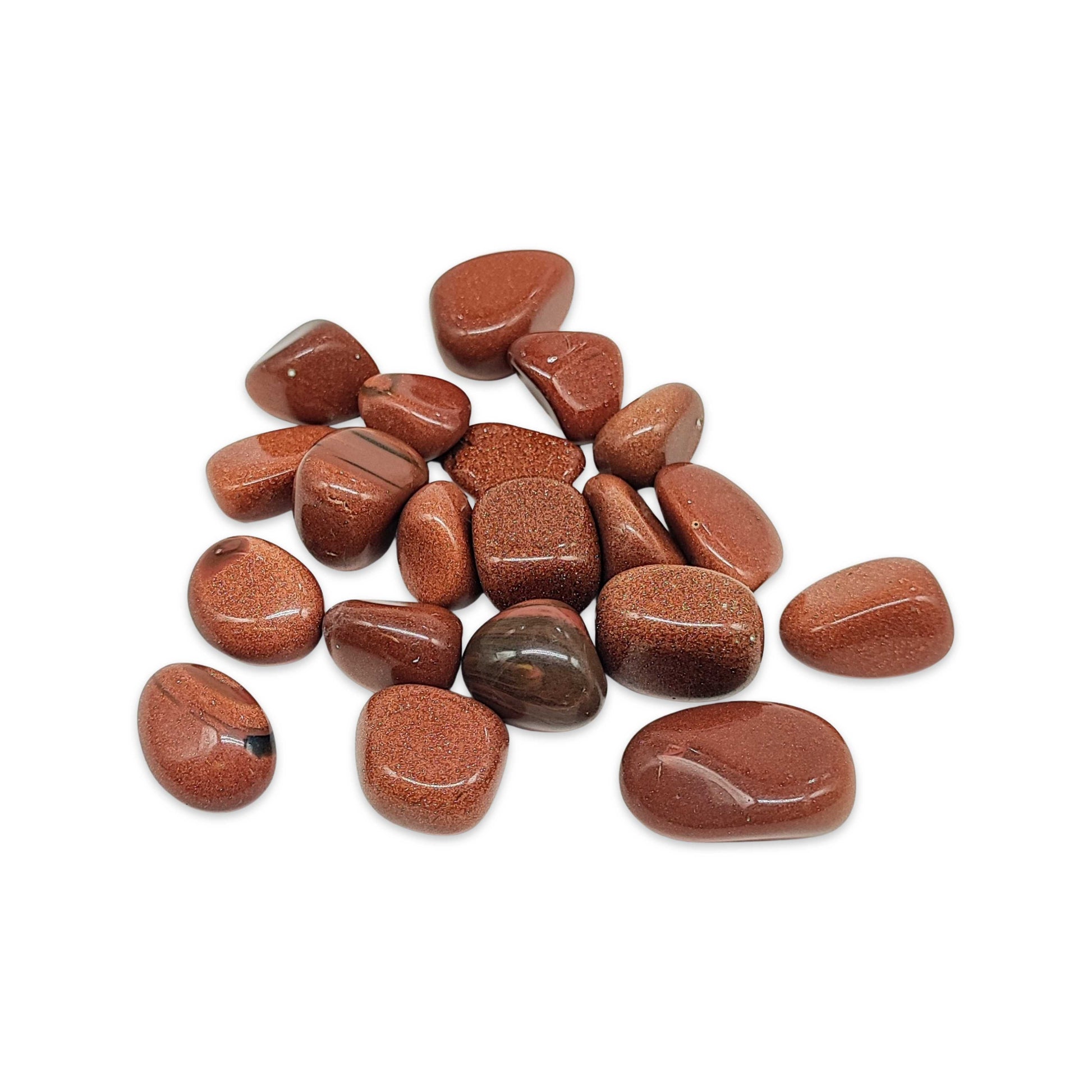 Stone -Goldstone -Tumbled -Medium