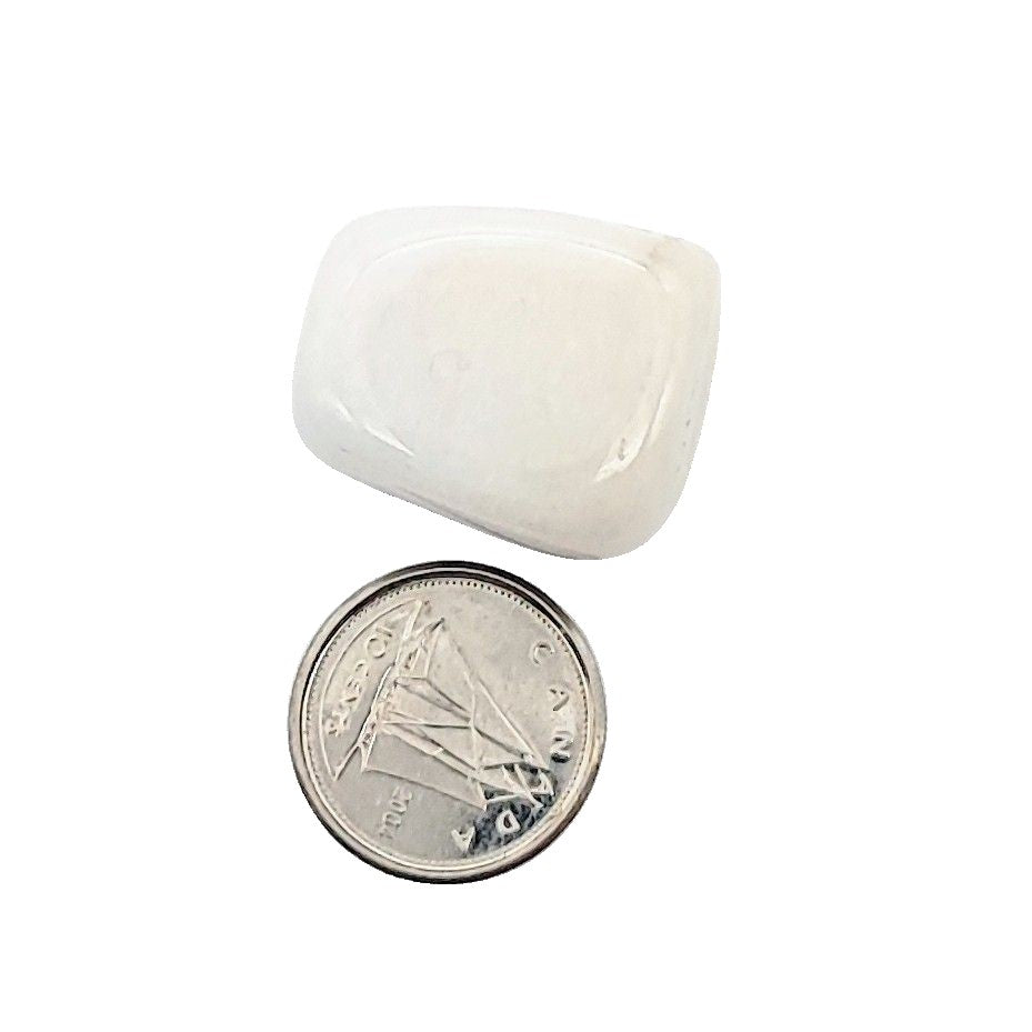 Stone -White Jade -Tumbled -Small