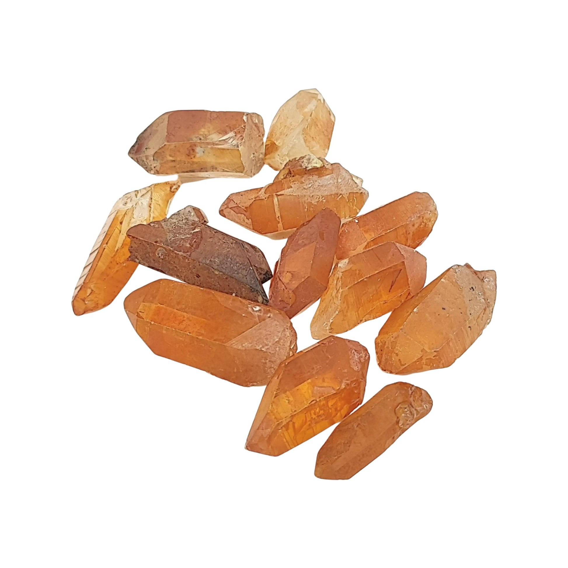 Stone - Tangerine Quartz - Tumbled - Pointed