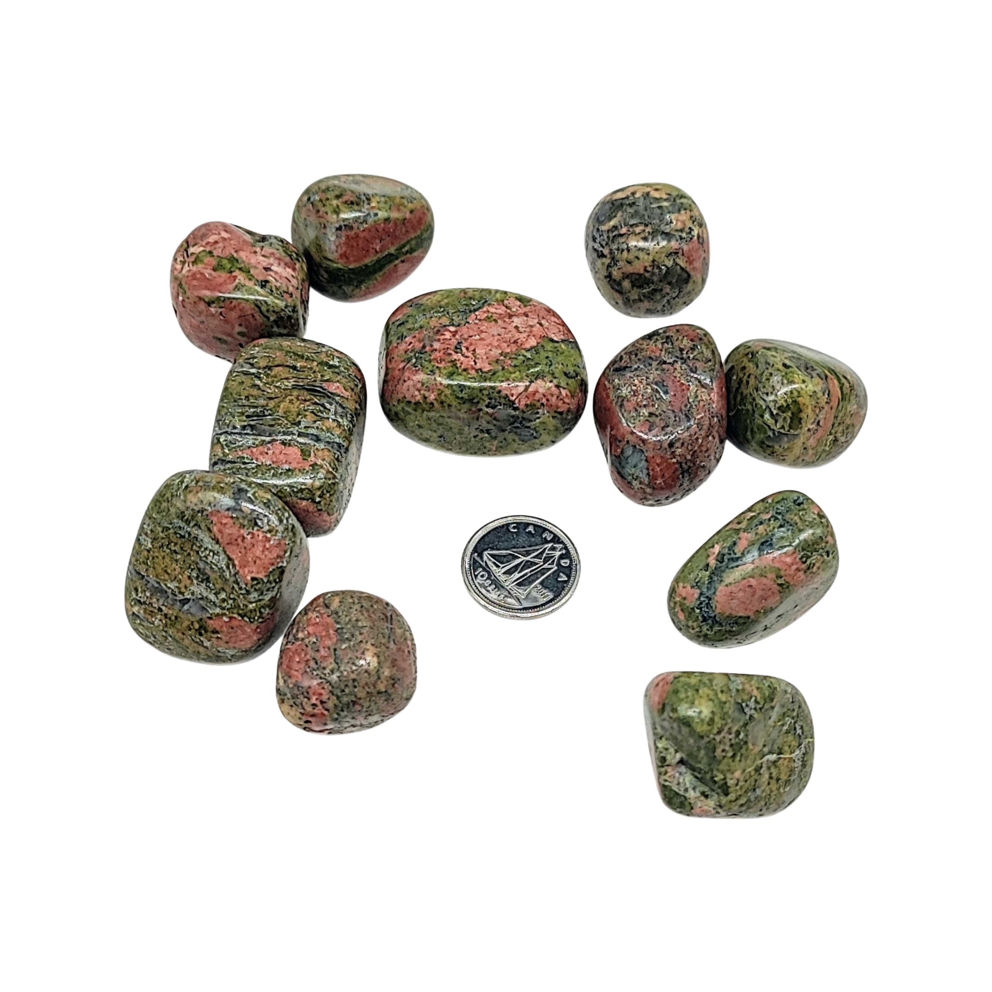 Stone -Unakite -Tumbled -Large