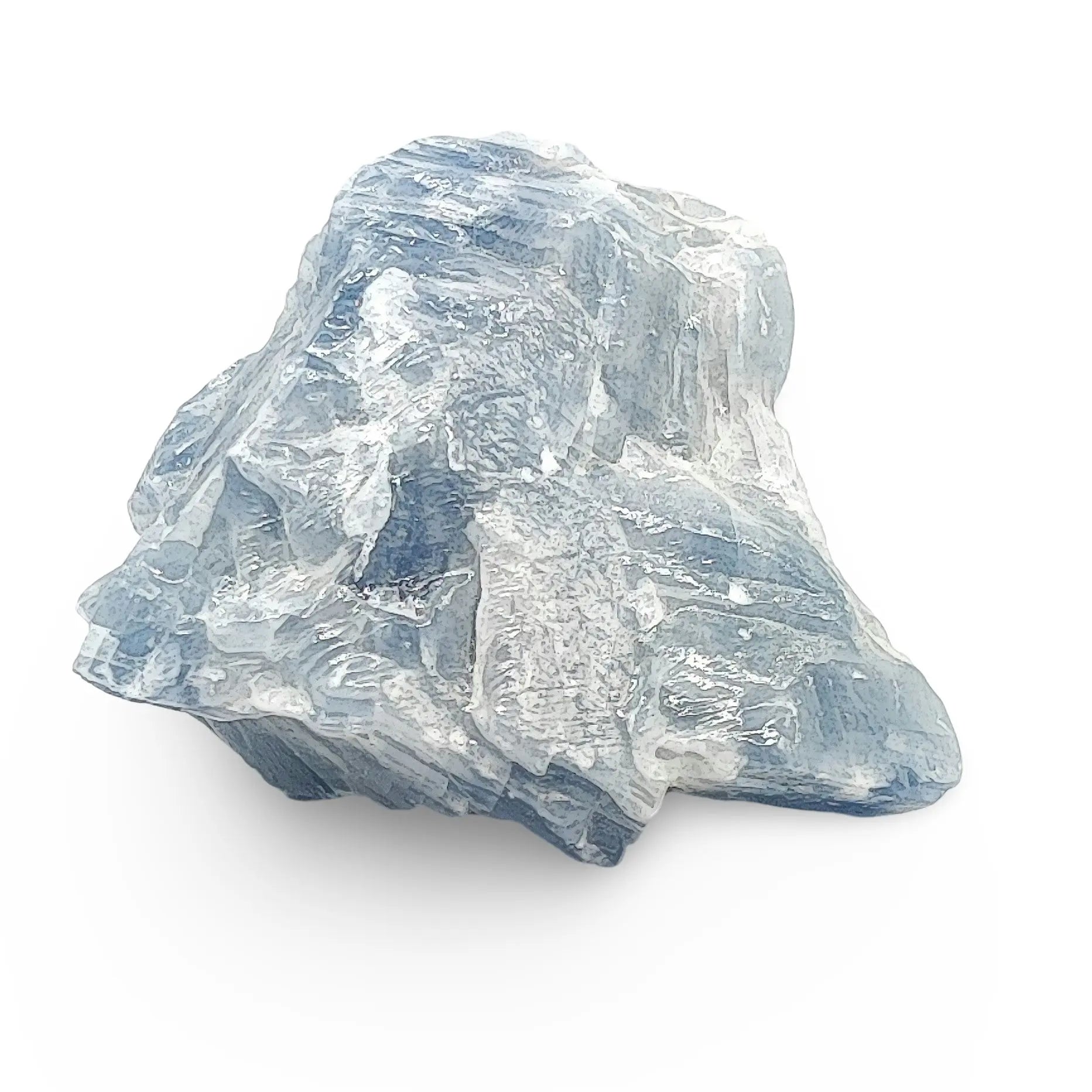 Stone - Blue Calcite - Rough - Large - Madagascar