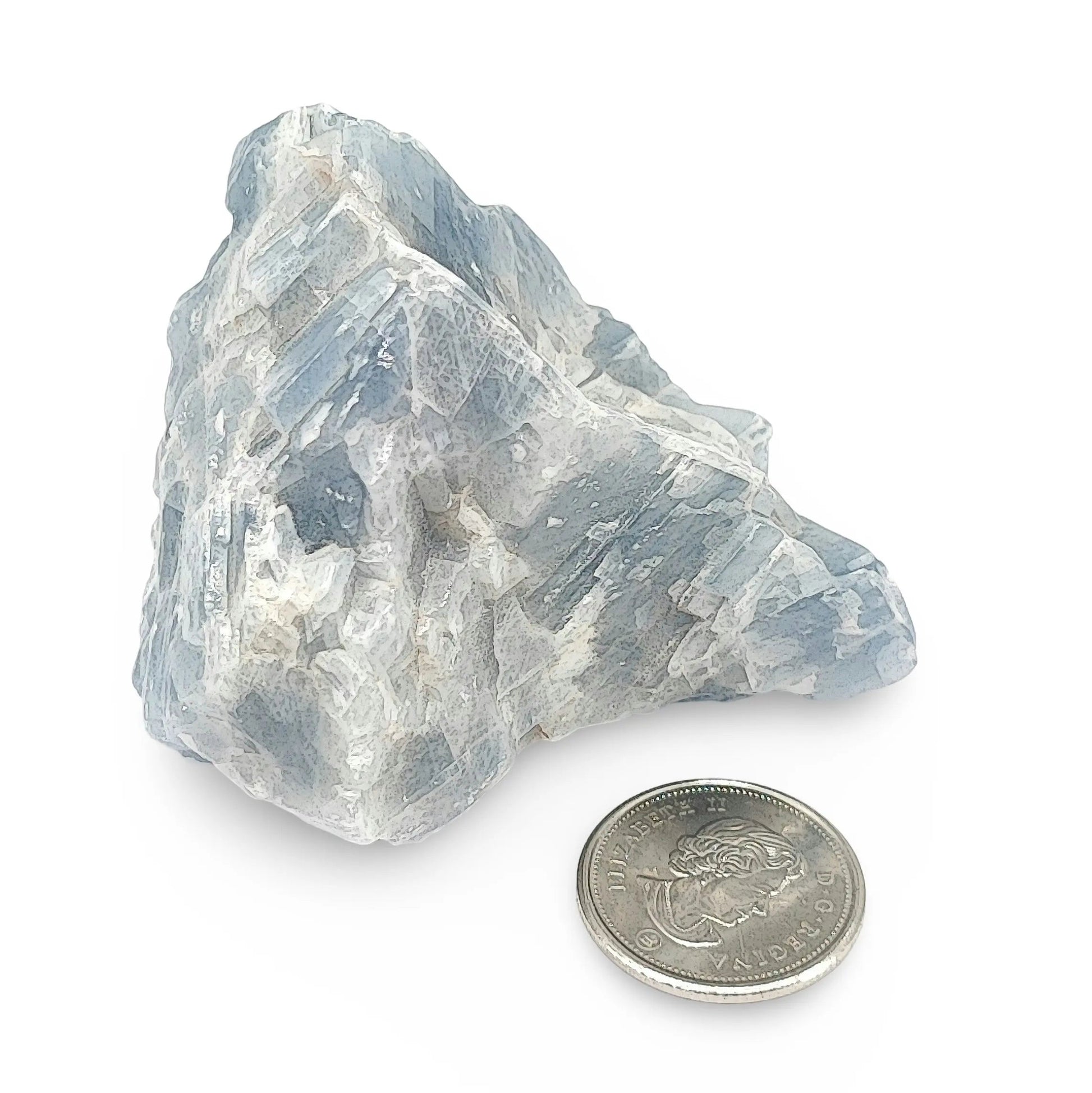 Stone - Blue Calcite - Rough - Large - Madagascar