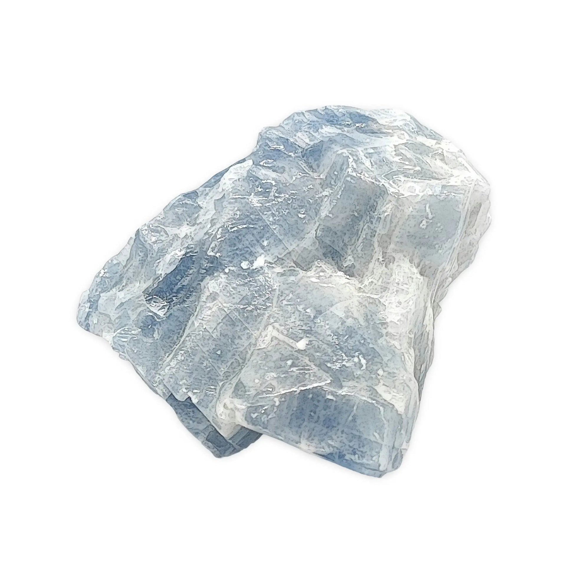 Stone - Blue Calcite - Rough - Large - Madagascar