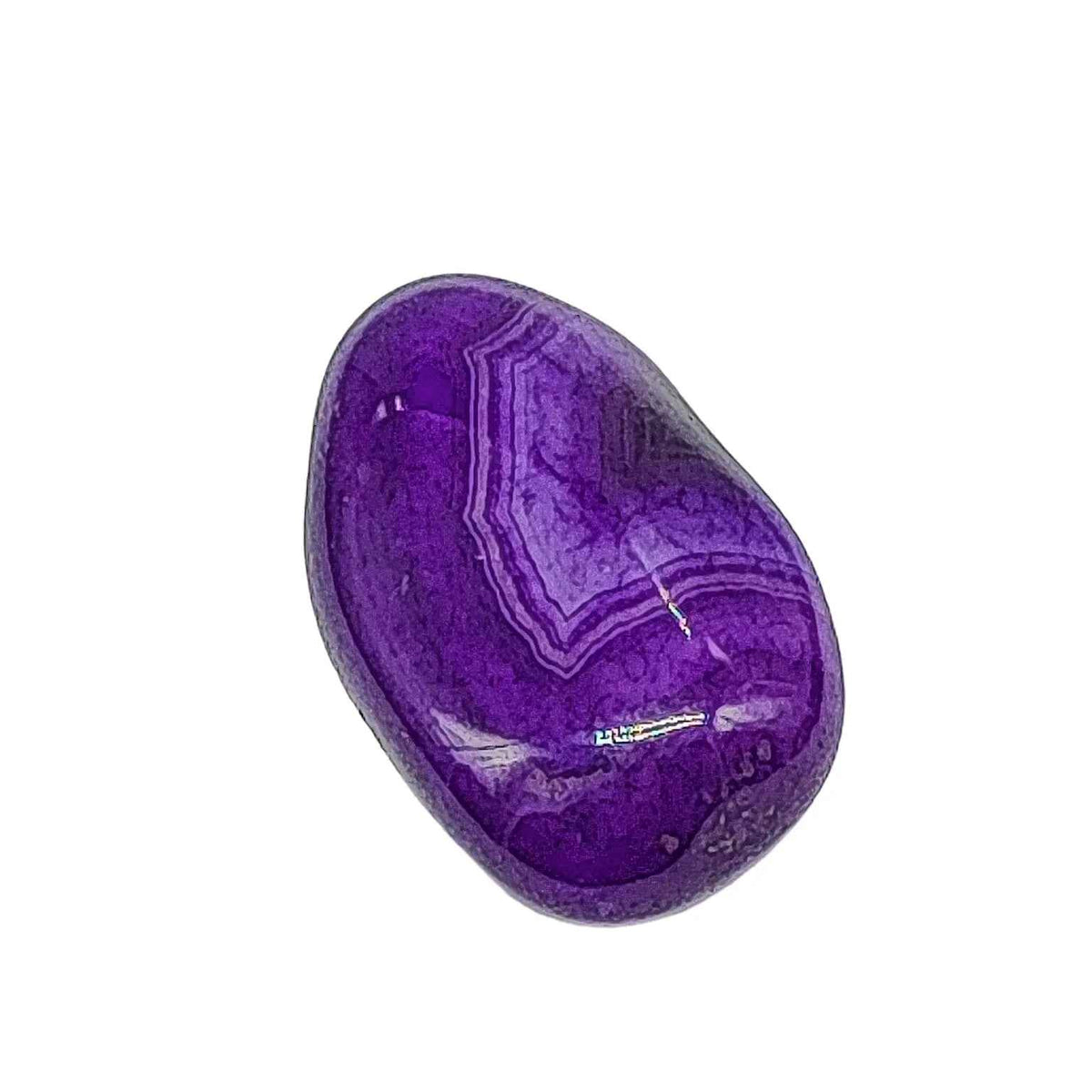 Stone -Agate -Purple -Tumbled -Medium - Cayve's Mystic Nature Wholesale