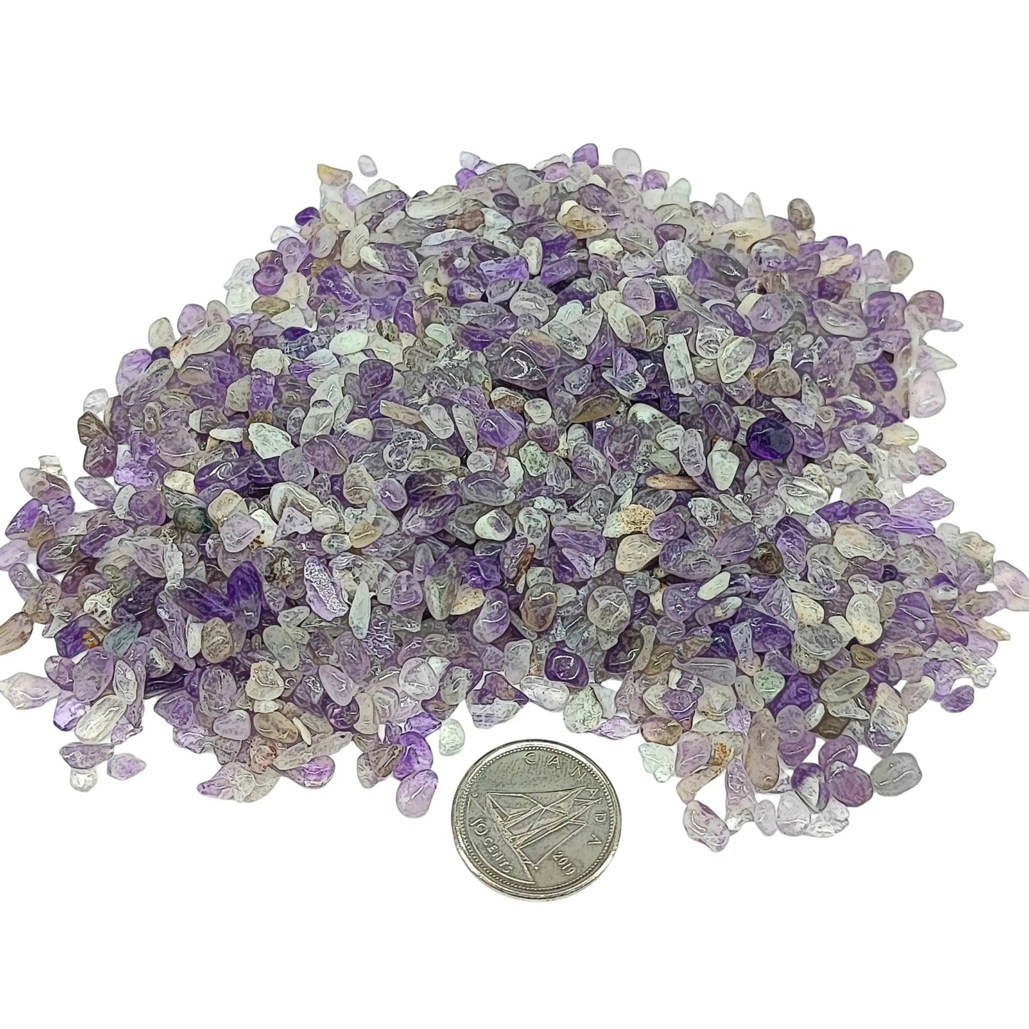 Stone - Tumbled Chips - Amethyst - 3 to 5mm