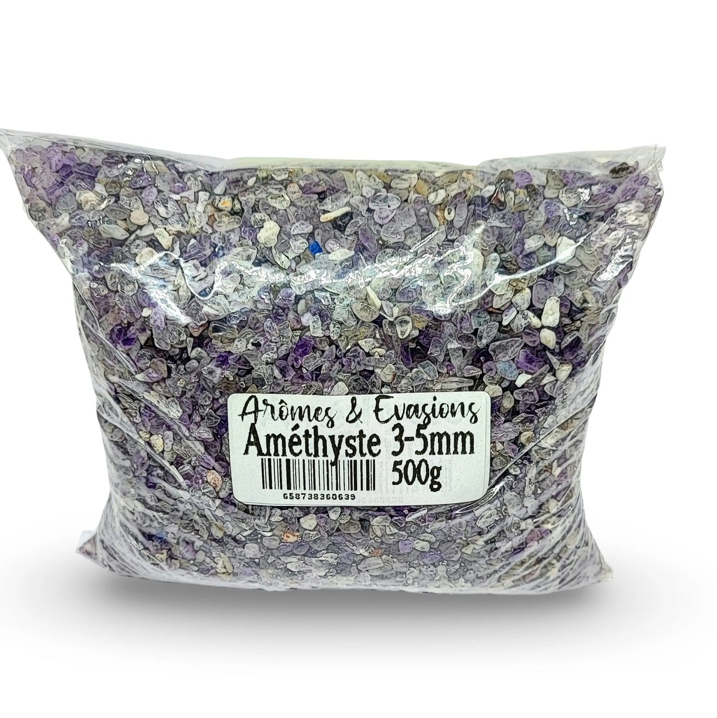 Stone - Tumbled Chips - Amethyst - 3 to 5mm 500 g