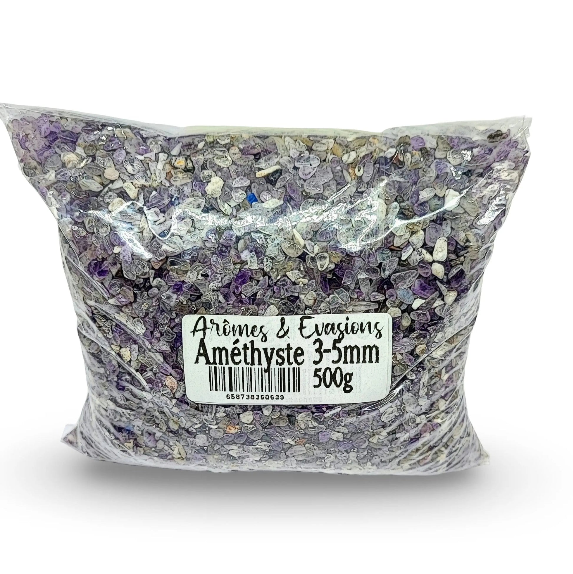 Stone - Tumbled Chips - Amethyst - 3 to 5mm 500 g