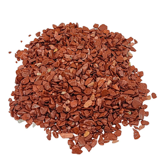 Stone - Tumbled Chips - Red Jasper - 2 to 3mm 500 g