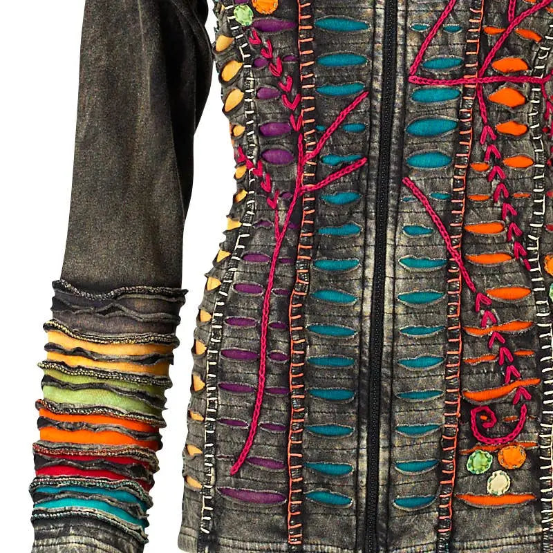 Arômes & Évasions - Clothing - Razor Cut Multi-Color Jacket