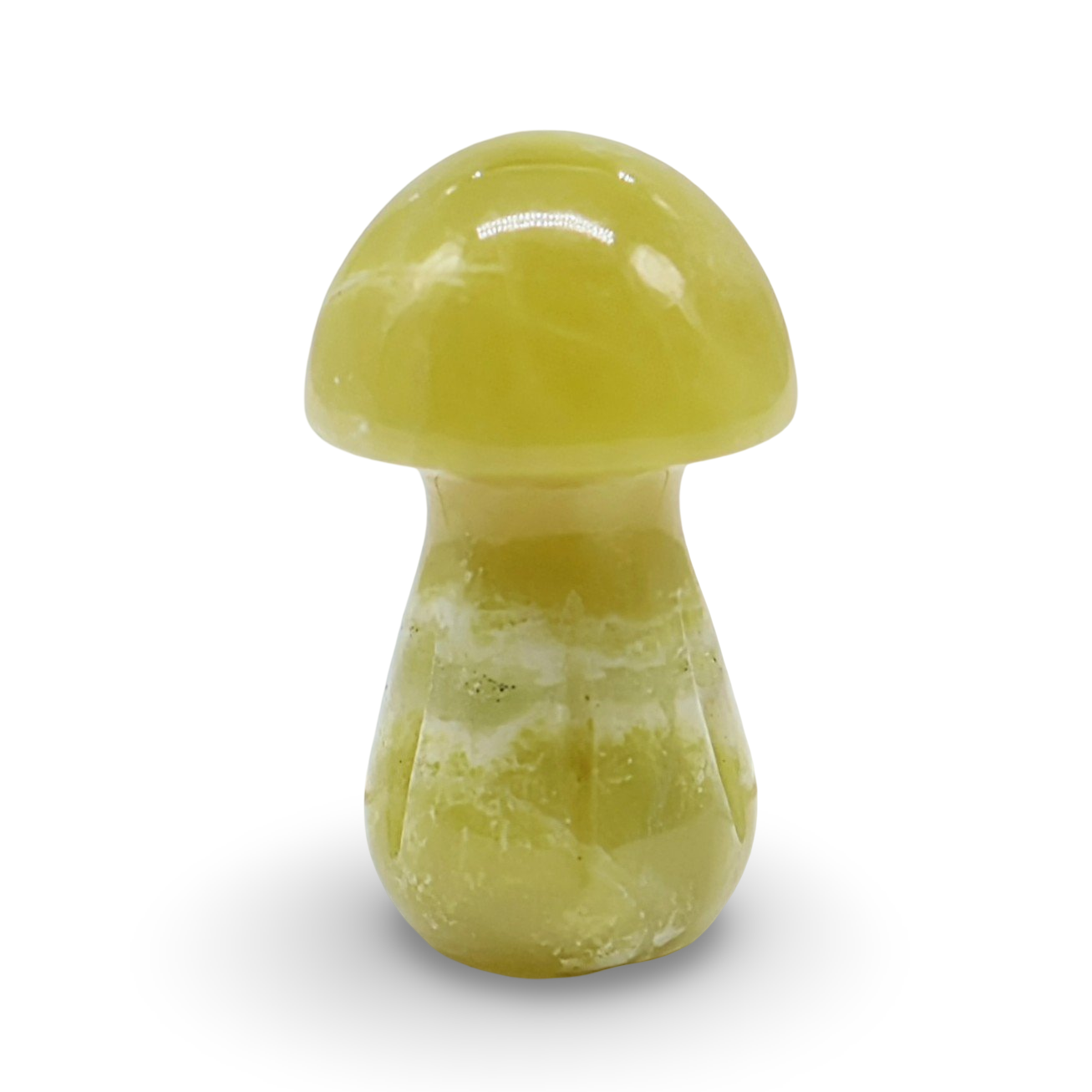 Stone - Lemon Jade - Sculpture - Mushroom