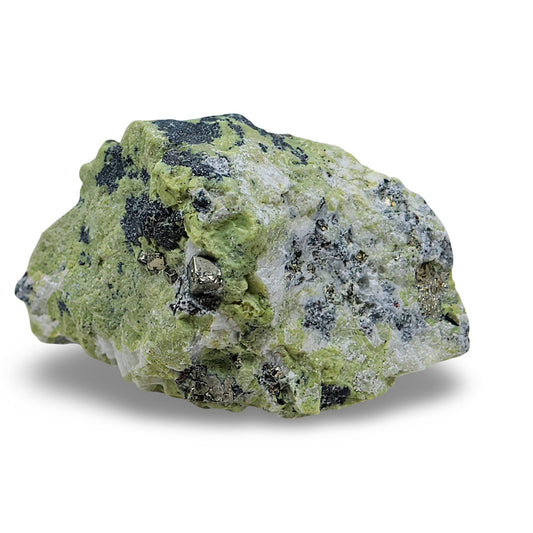 Stone - Serpentine With Pyrite Inclusions - Peru - Rough - 216g