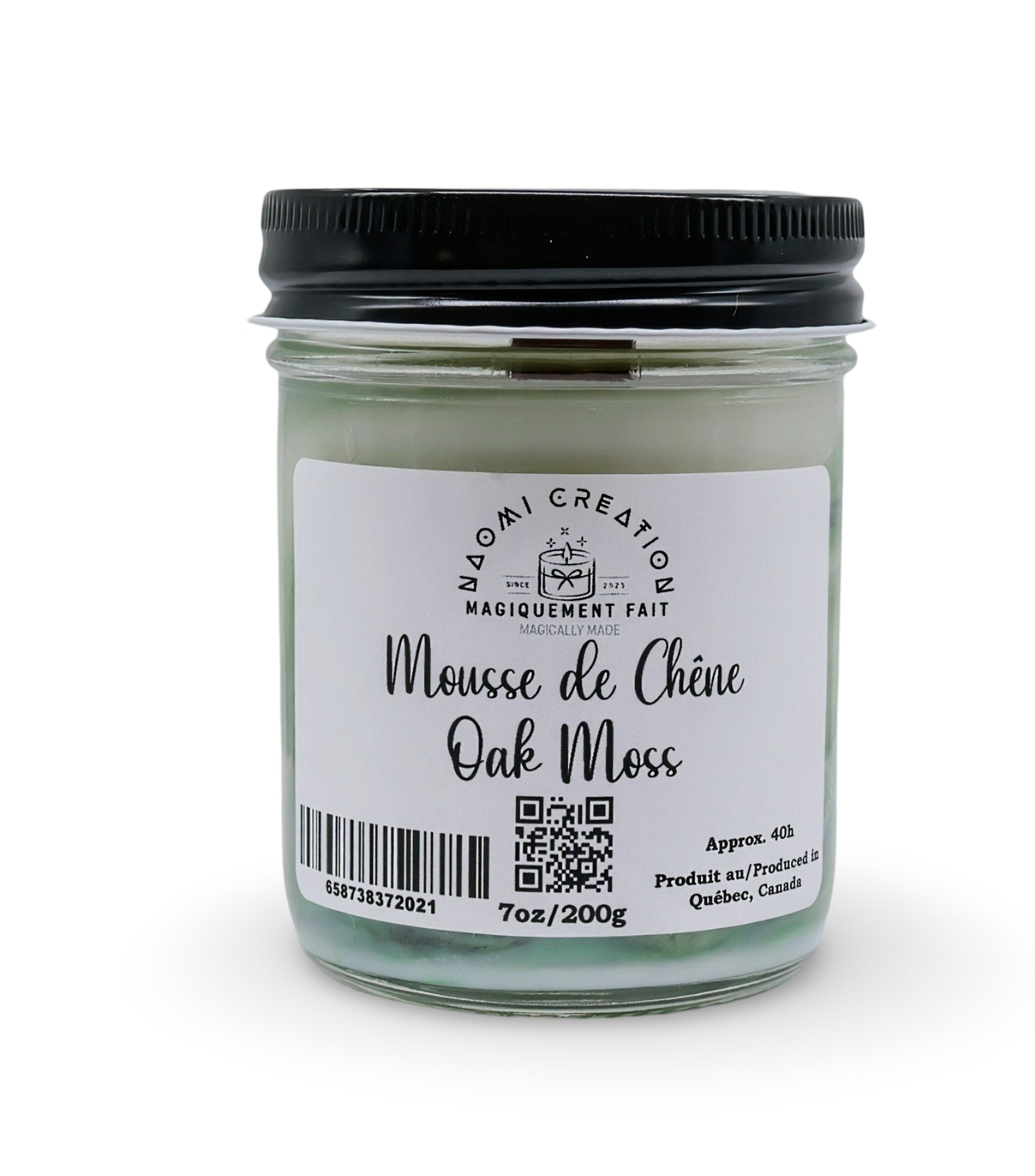 Scented Candles - Oak Moss - Wood Wick