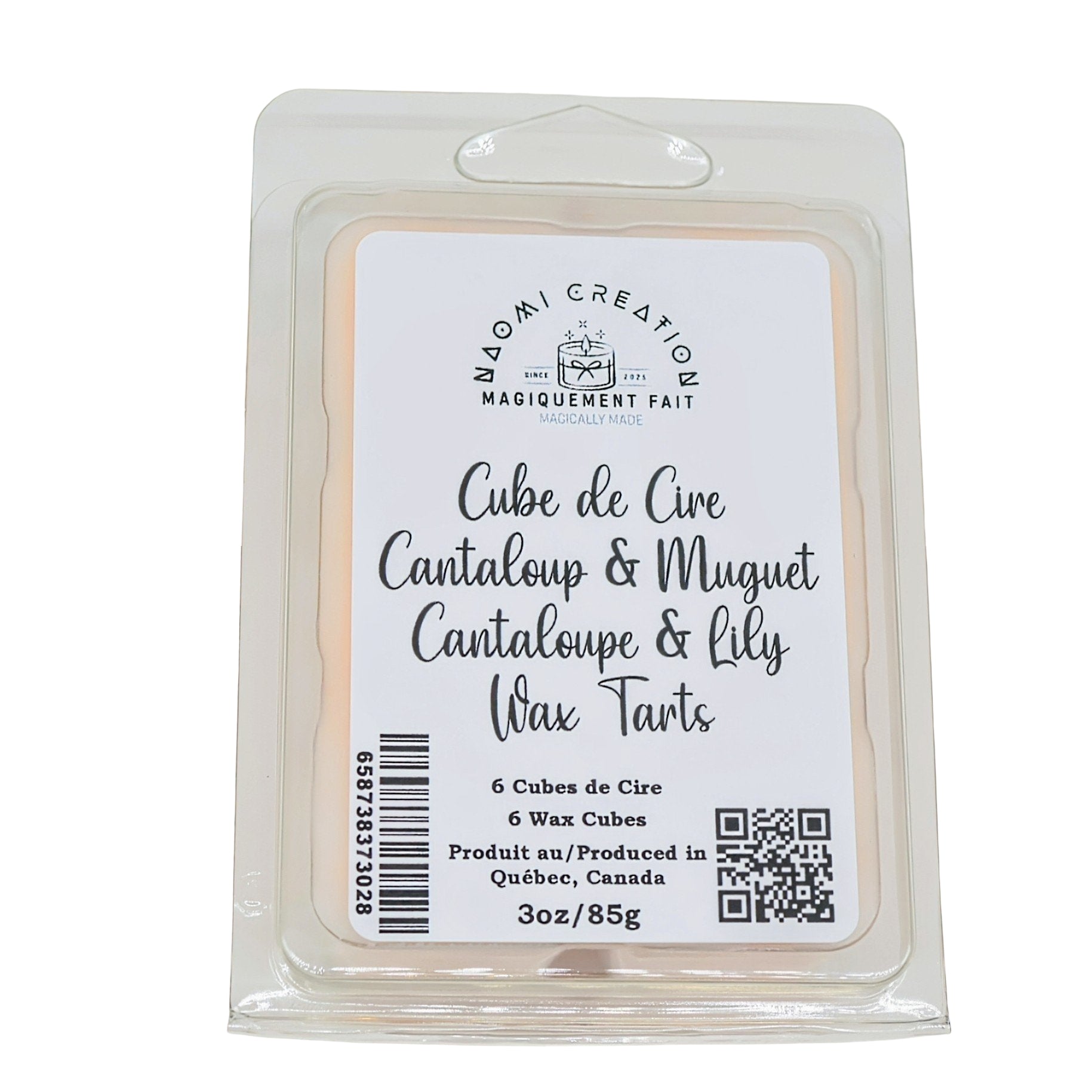 Scented Wax Melts Tarts Cubes - Cantaloupe & Lily
