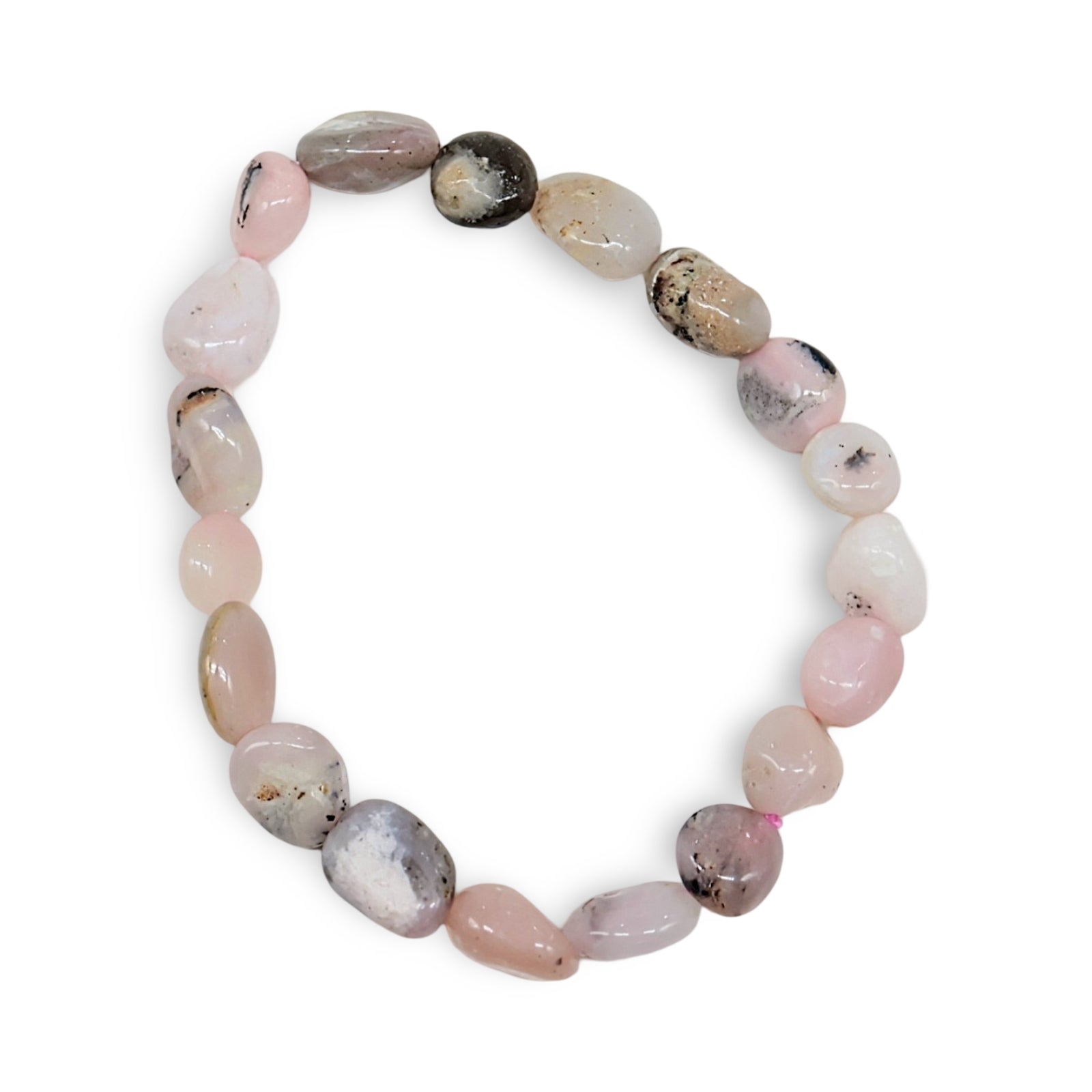 Bracelet - Pink Opal - Natural Shape Stone