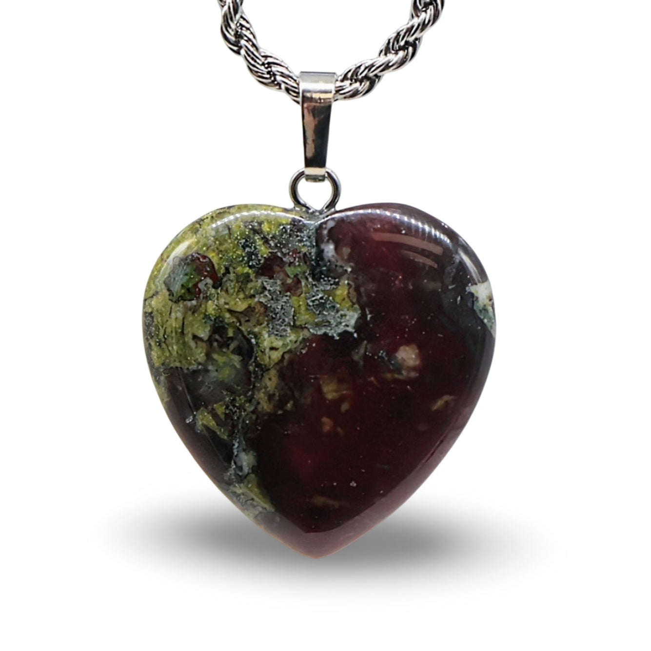 Necklace - Heart Shaped - Dragon Blood