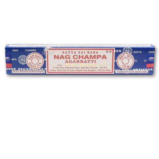 Incense Sticks - Satya - Nag Champa - Sai Baba - Box of 15g