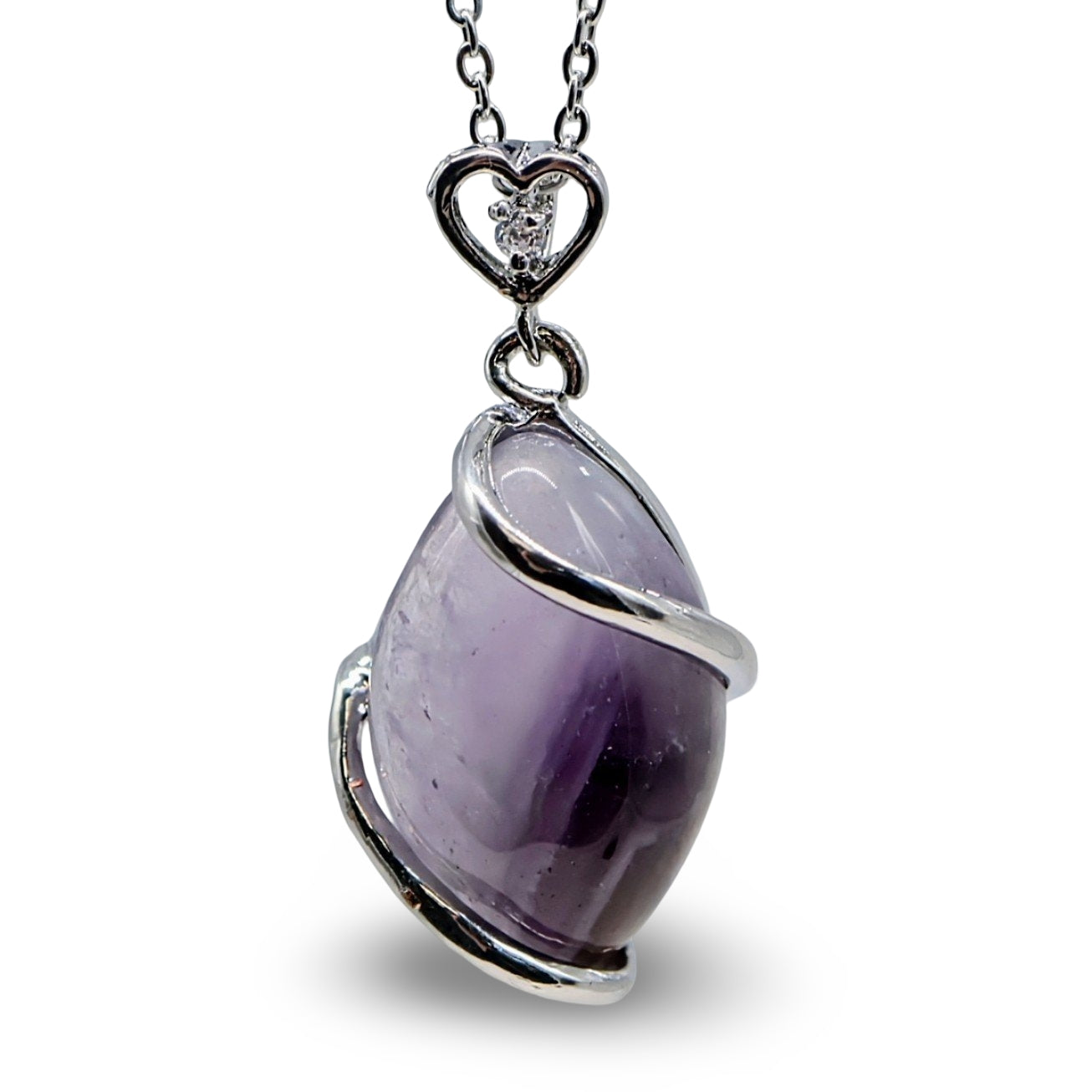 Necklace - Horse Eye - Amethyst