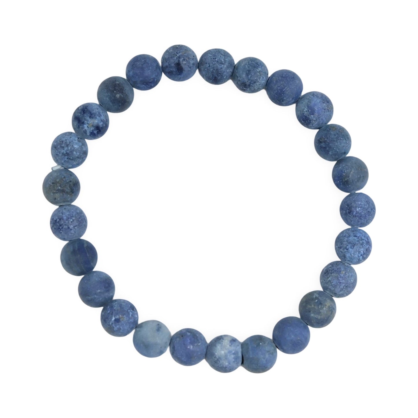 Bracelet - Lapis Lazuli - Frosted - 8mm