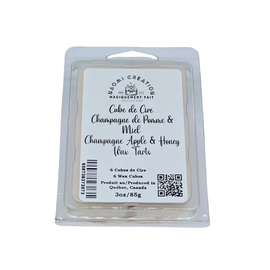 Scented Wax Melts Tarts Cubes - Champagne Apple & Honey