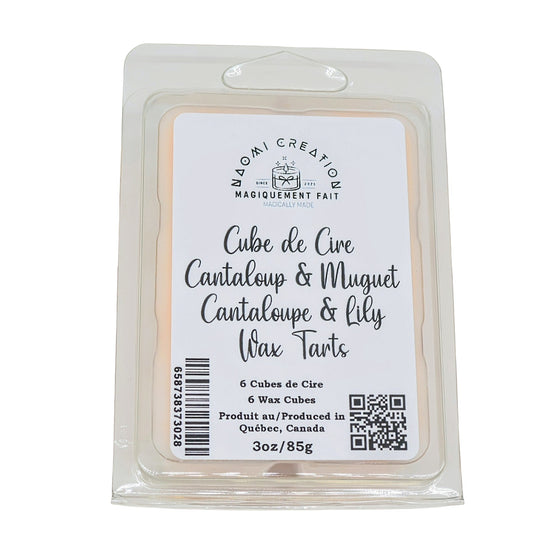 Scented Wax Melts Tarts Cubes - Cantaloupe & Lily