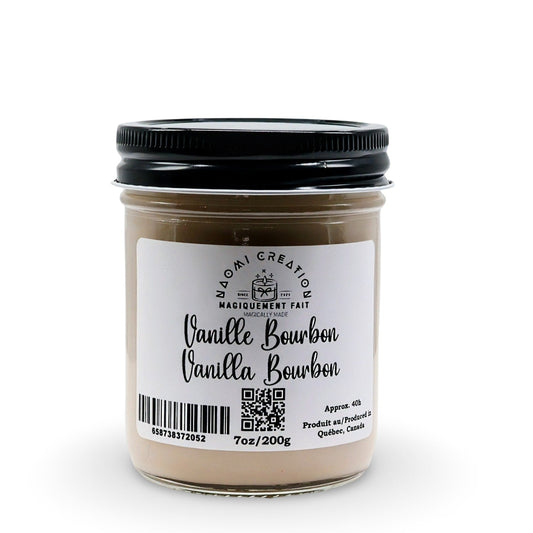 Scented Candles - Vanilla Bourbon - Wood Wick