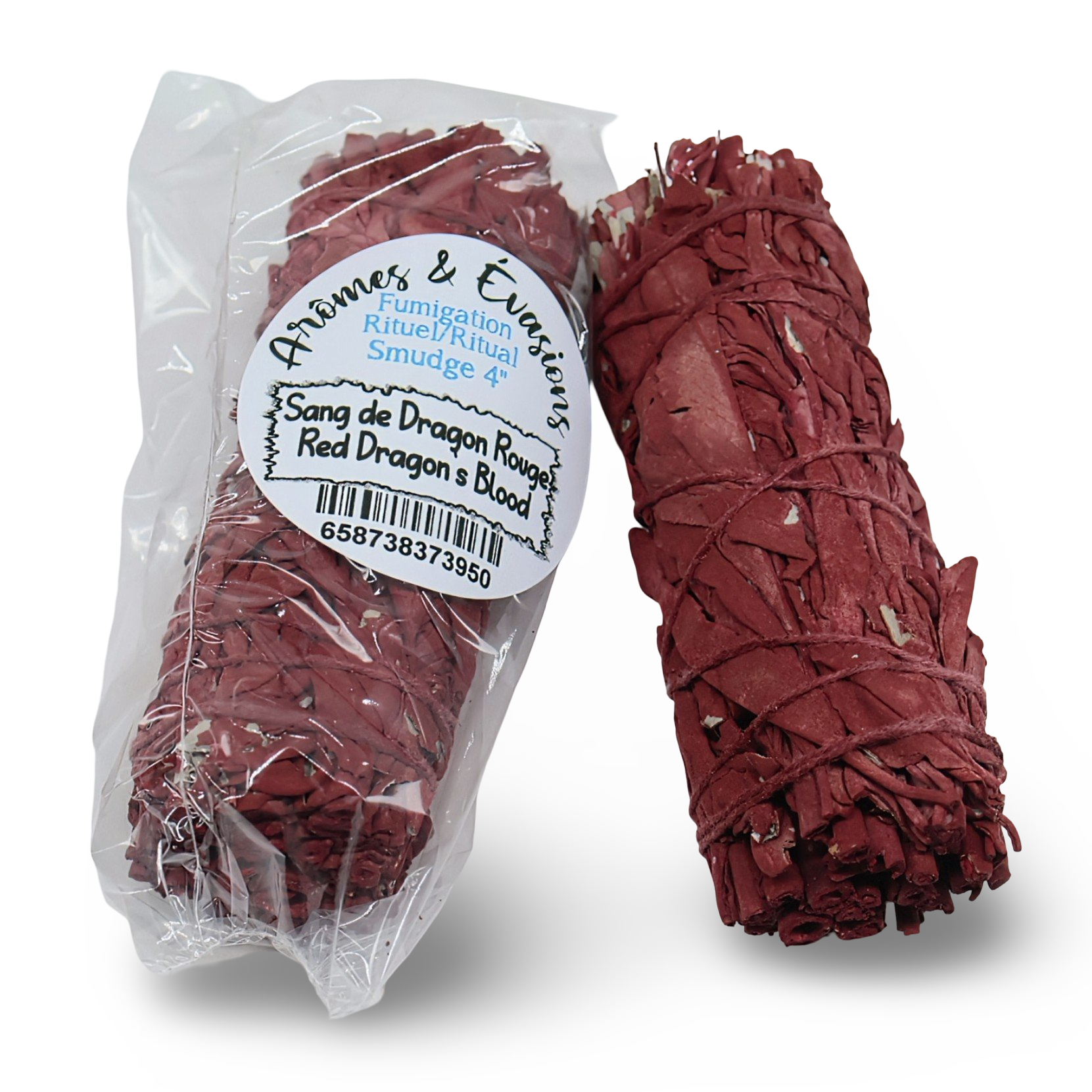 Smudging Incense Stick - Sage & Red Dragons Blood - 4"