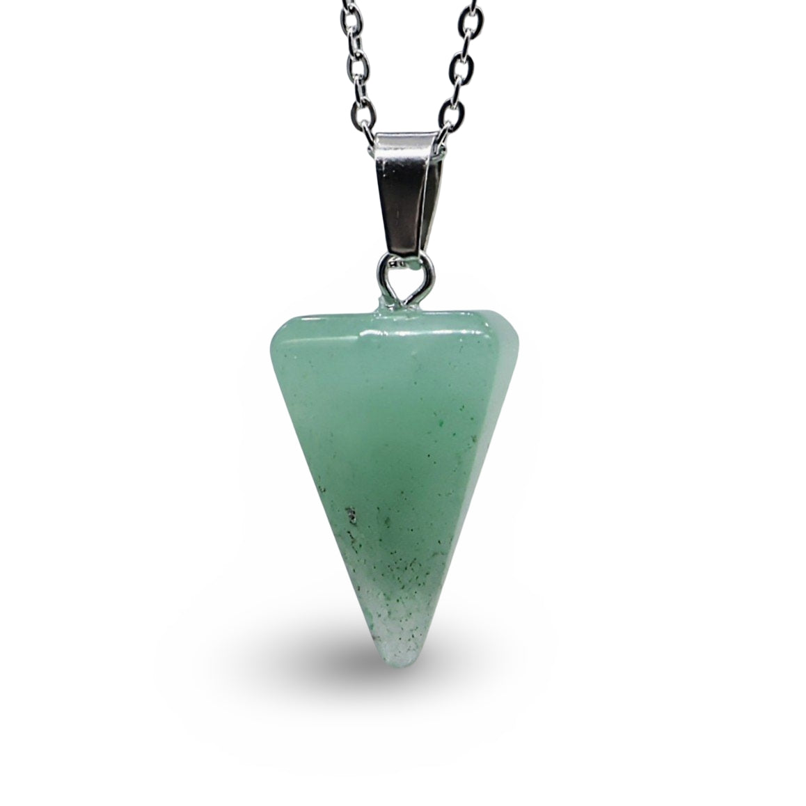 Necklace - Mini Cone - Green Aventurine