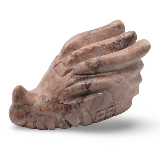 Stone - Red Calcite - Dragon Head Shape - Tumbled - Arômes et Évasions