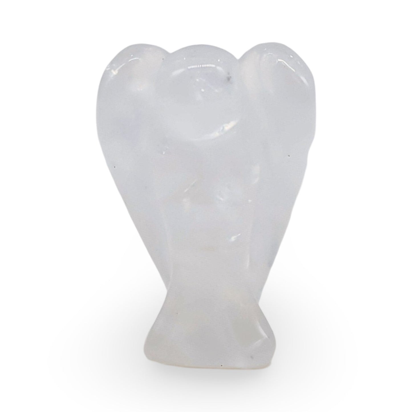 Stone - Natural Crystal Quartz - Sculpture - Angel - 1"