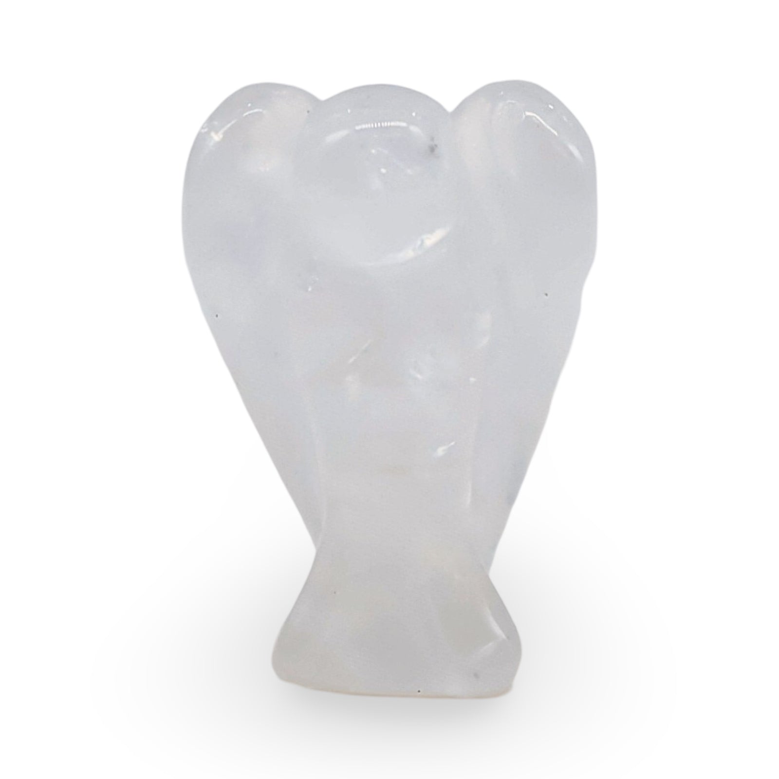 Stone - Natural Crystal Quartz - Sculpture - Angel - 1"