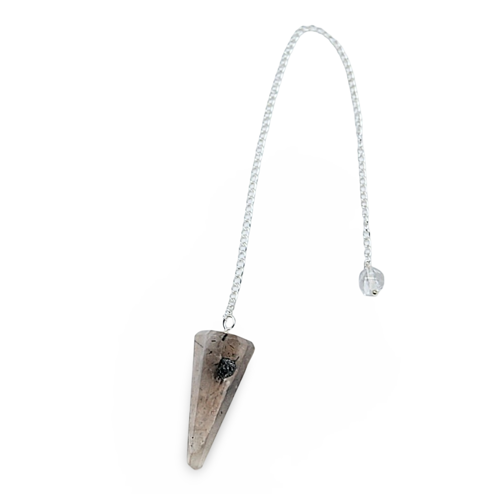 Pendule - Facette - Quartz Rutilé