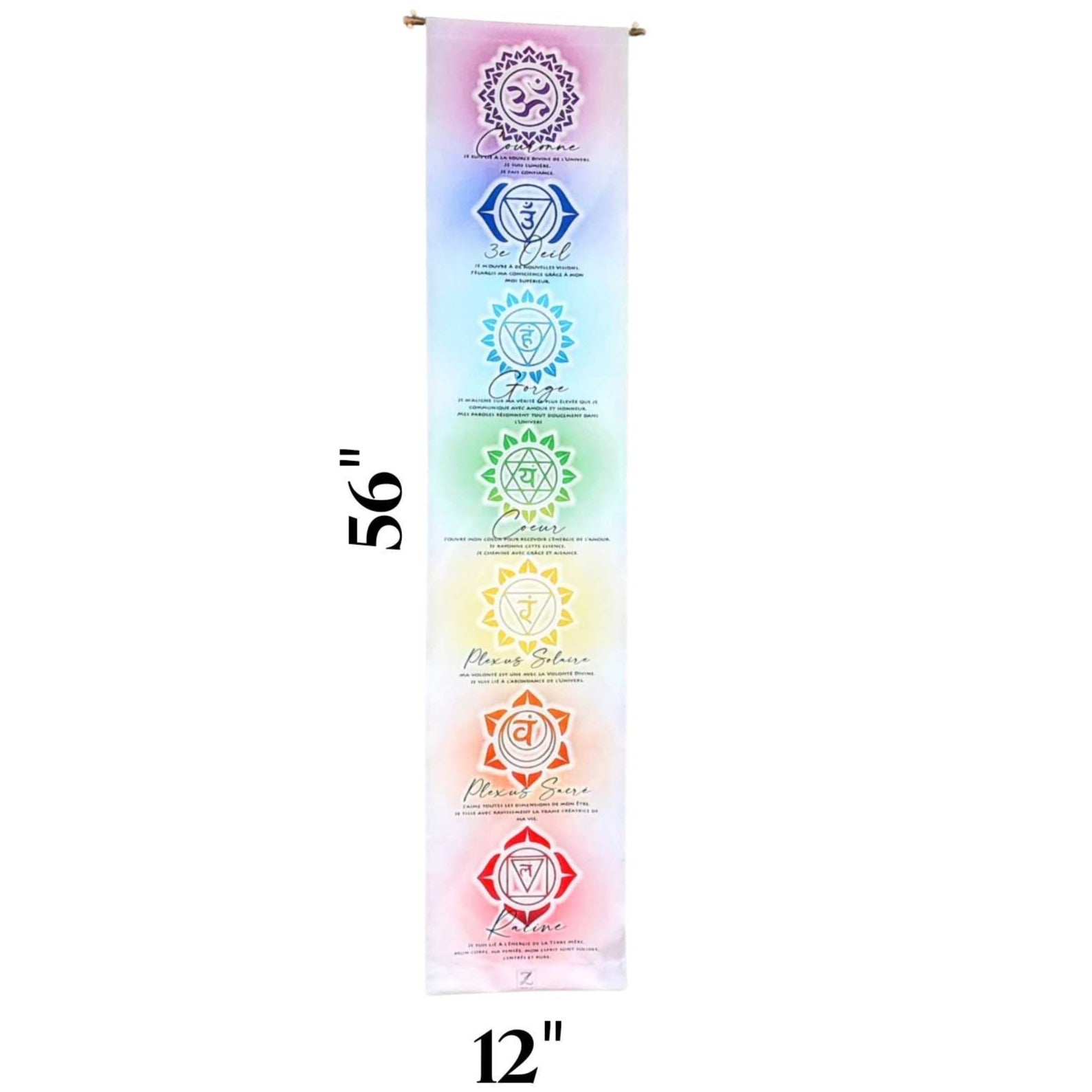 Banner -Chakras -French -White -French Writing -Aromes Evasions