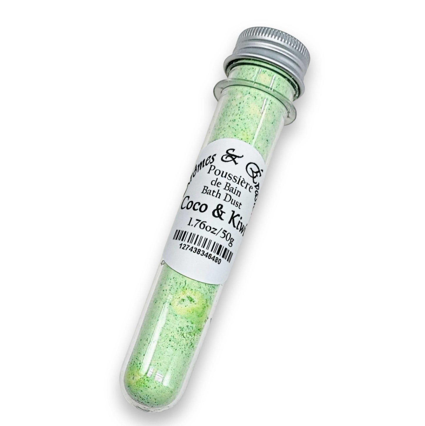 Bath Dust -Tropical Paradise -Coco & Kiwi Fruit -Fruity Scent -Aromes Evasions