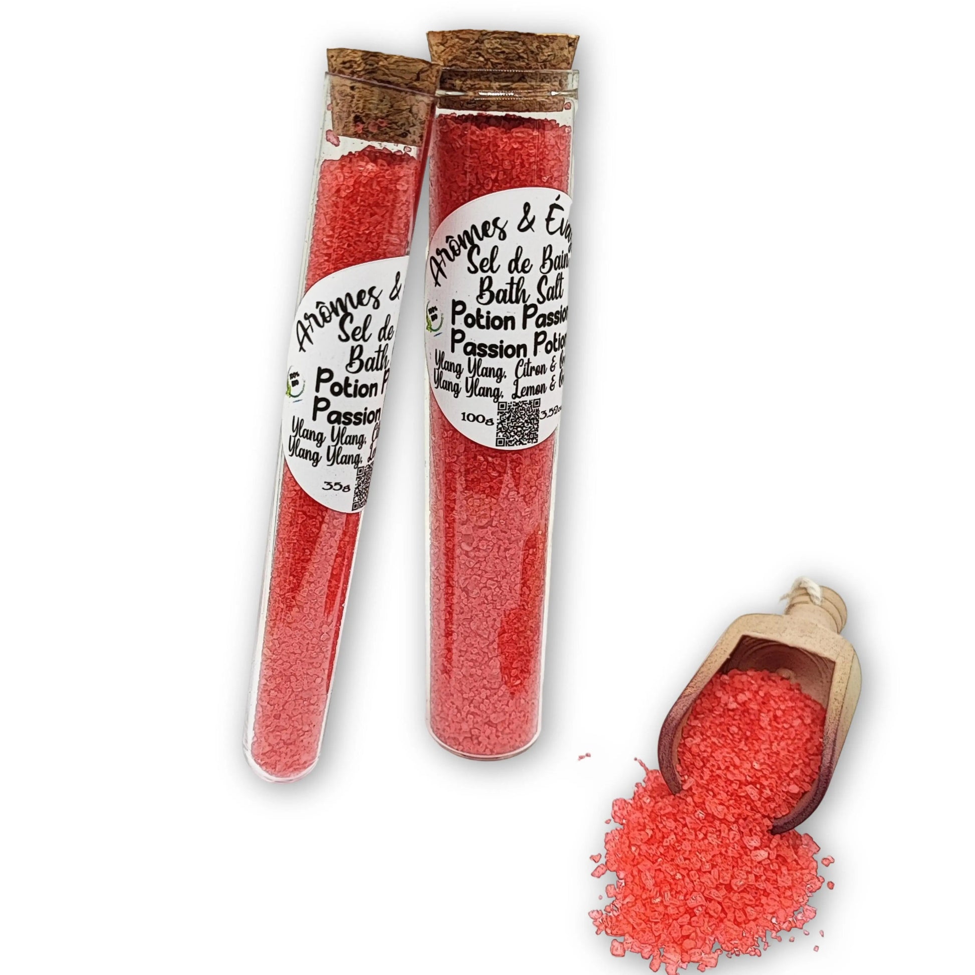 Bath Salt -Passion Potion -Ylang Ylang, Lemon & Orange Essential Oil