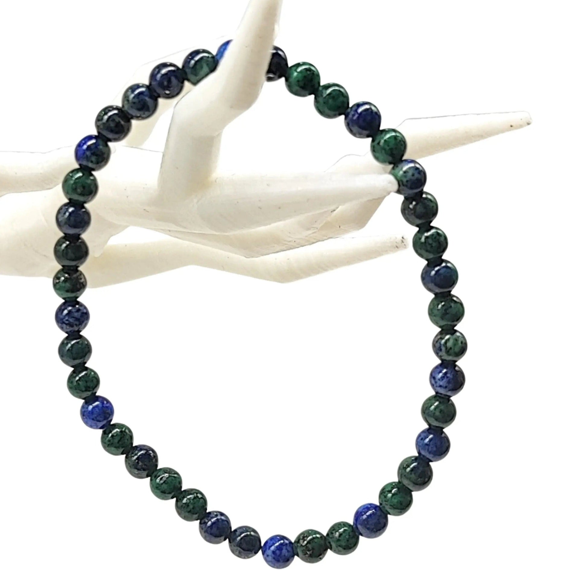 Bracelet -Azurite & Malachite -4mm -4mm -Aromes Evasions
