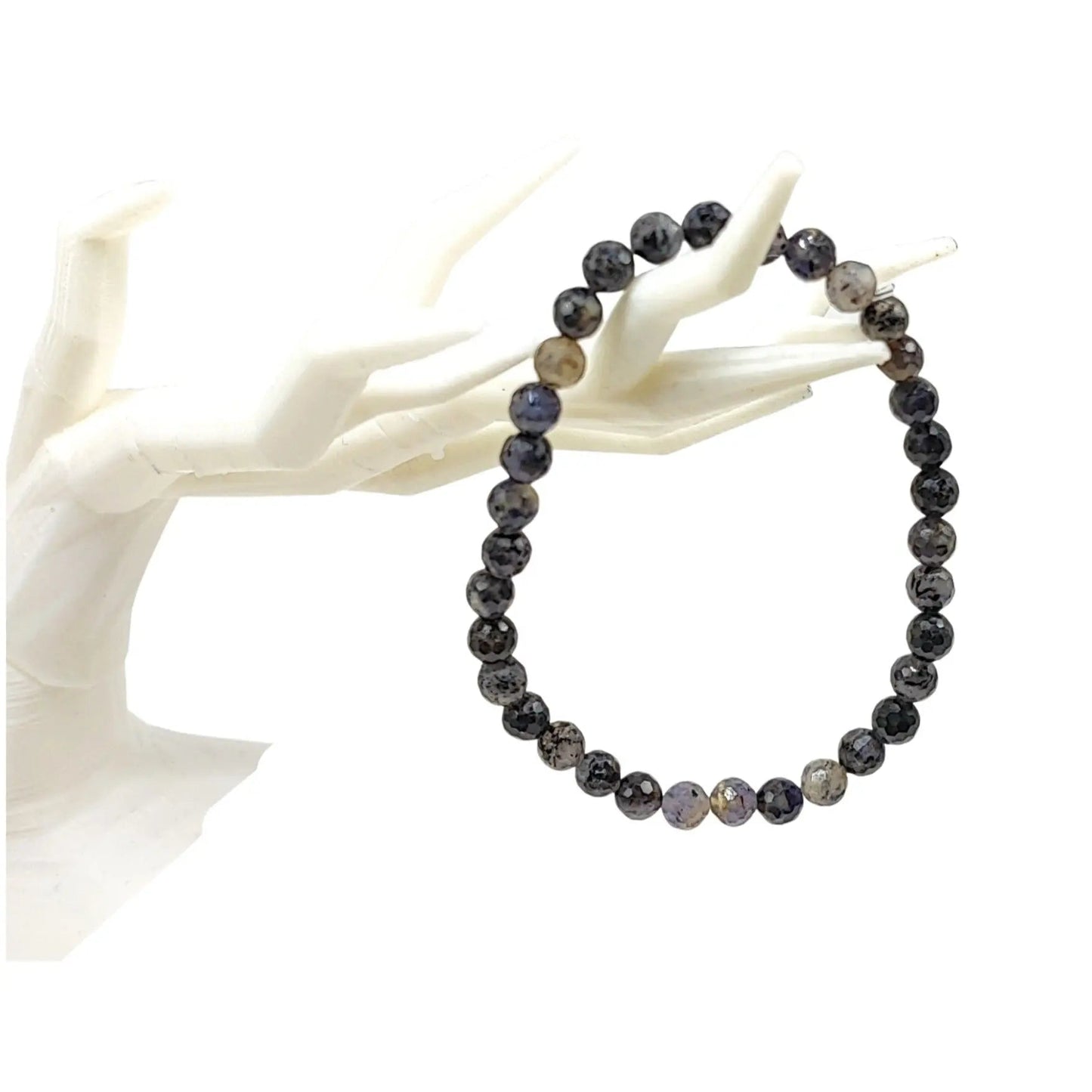 Bracelet -Iolite -6mm -6mm -Aromes Evasions