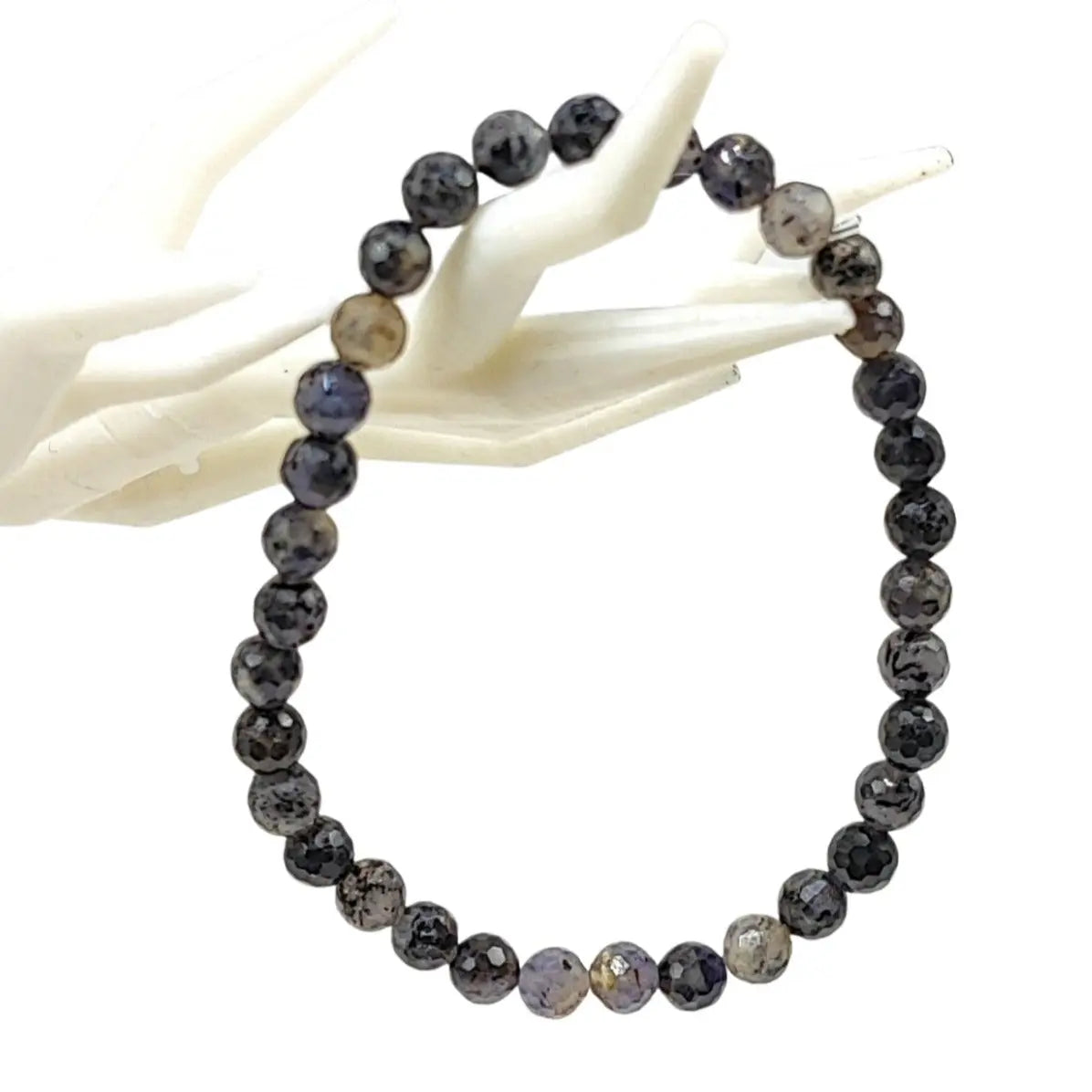 Bracelet -Iolite -6mm -6mm -Aromes Evasions