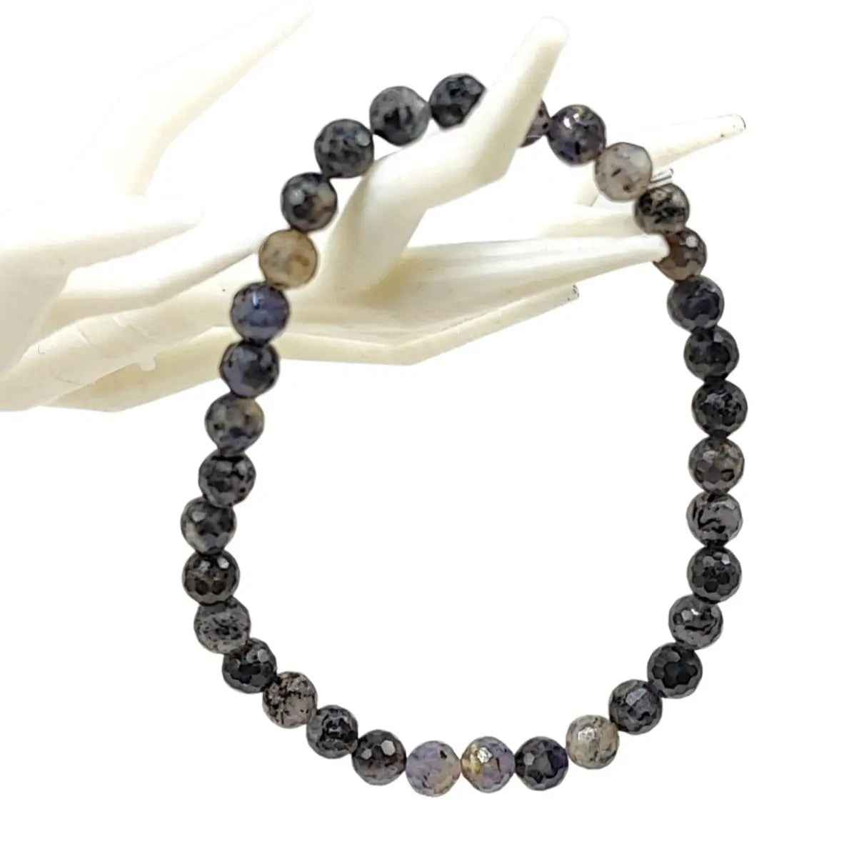 Bracelet -Iolite -6mm - Cayve's Mystic Nature Wholesale