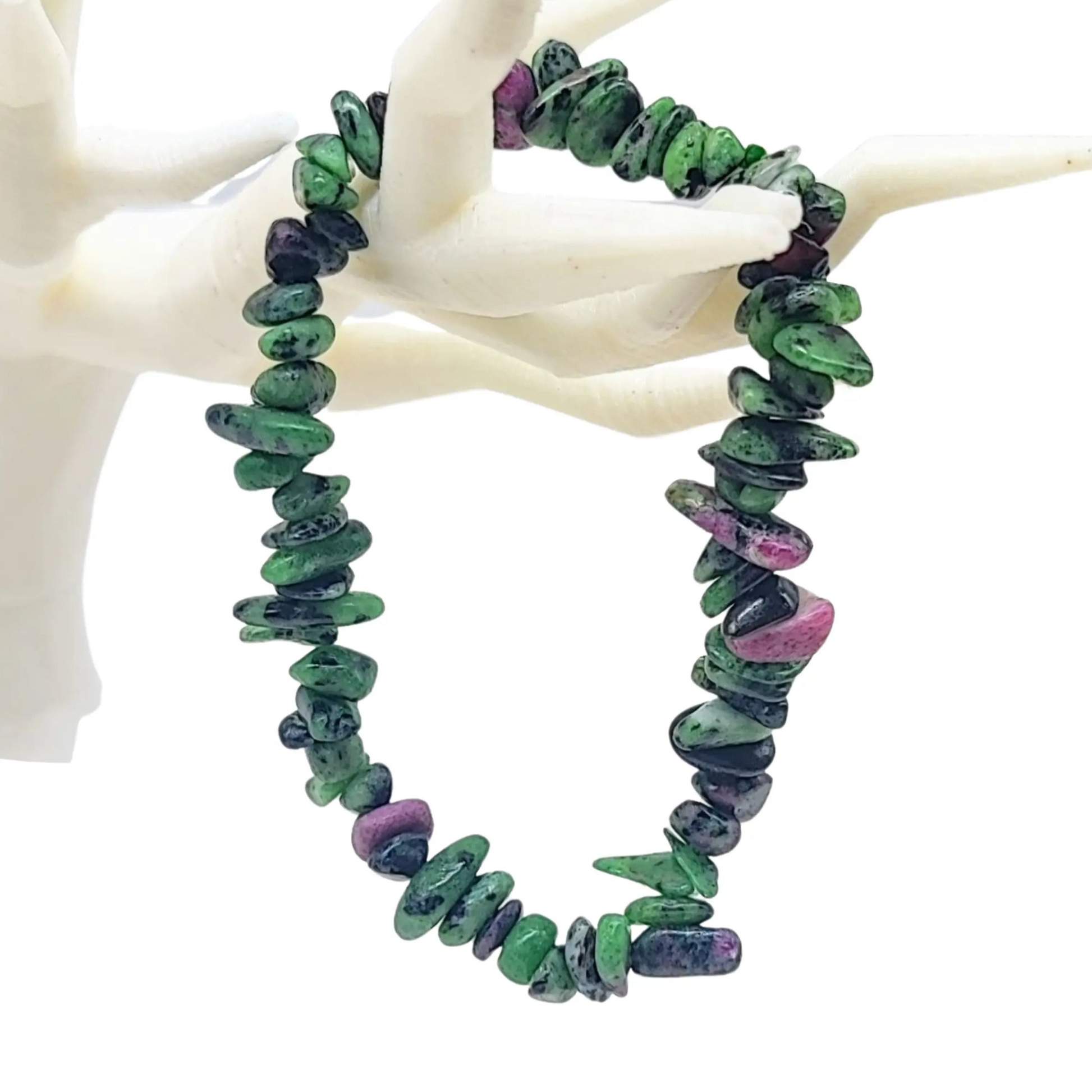 Bracelet -Ruby Zoisite -Chip -Chips -Aromes Evasions