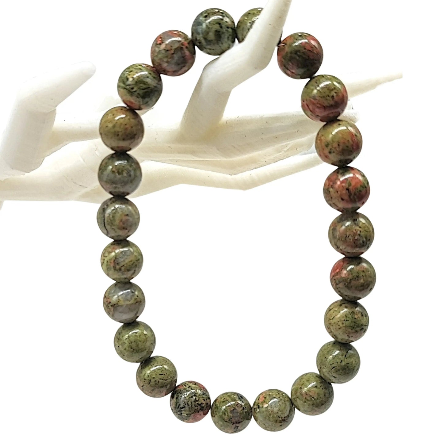 Bracelet -Unakite -8mm
