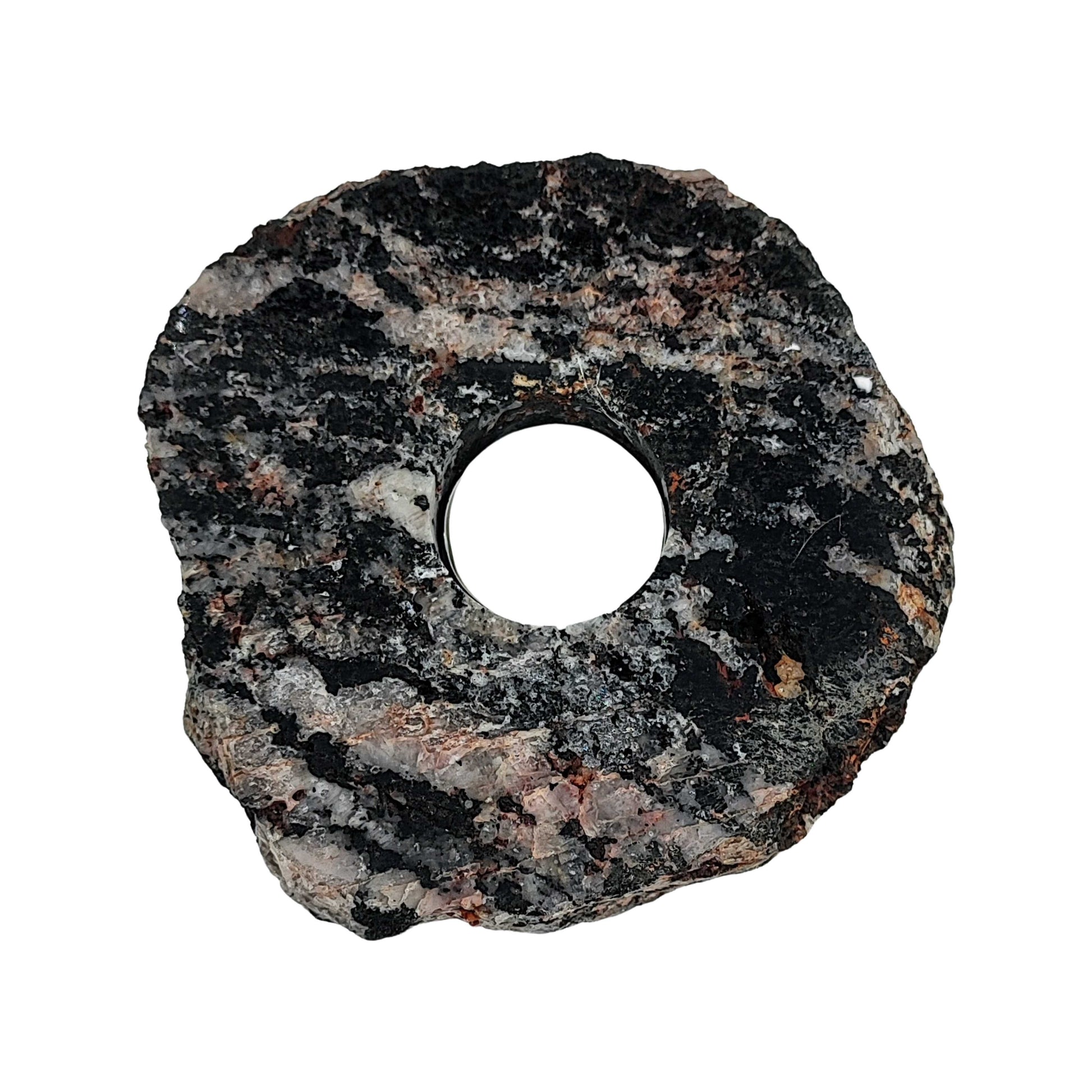 Candle Holder -Tourmilated Quartz -Stone -Aromes Evasions