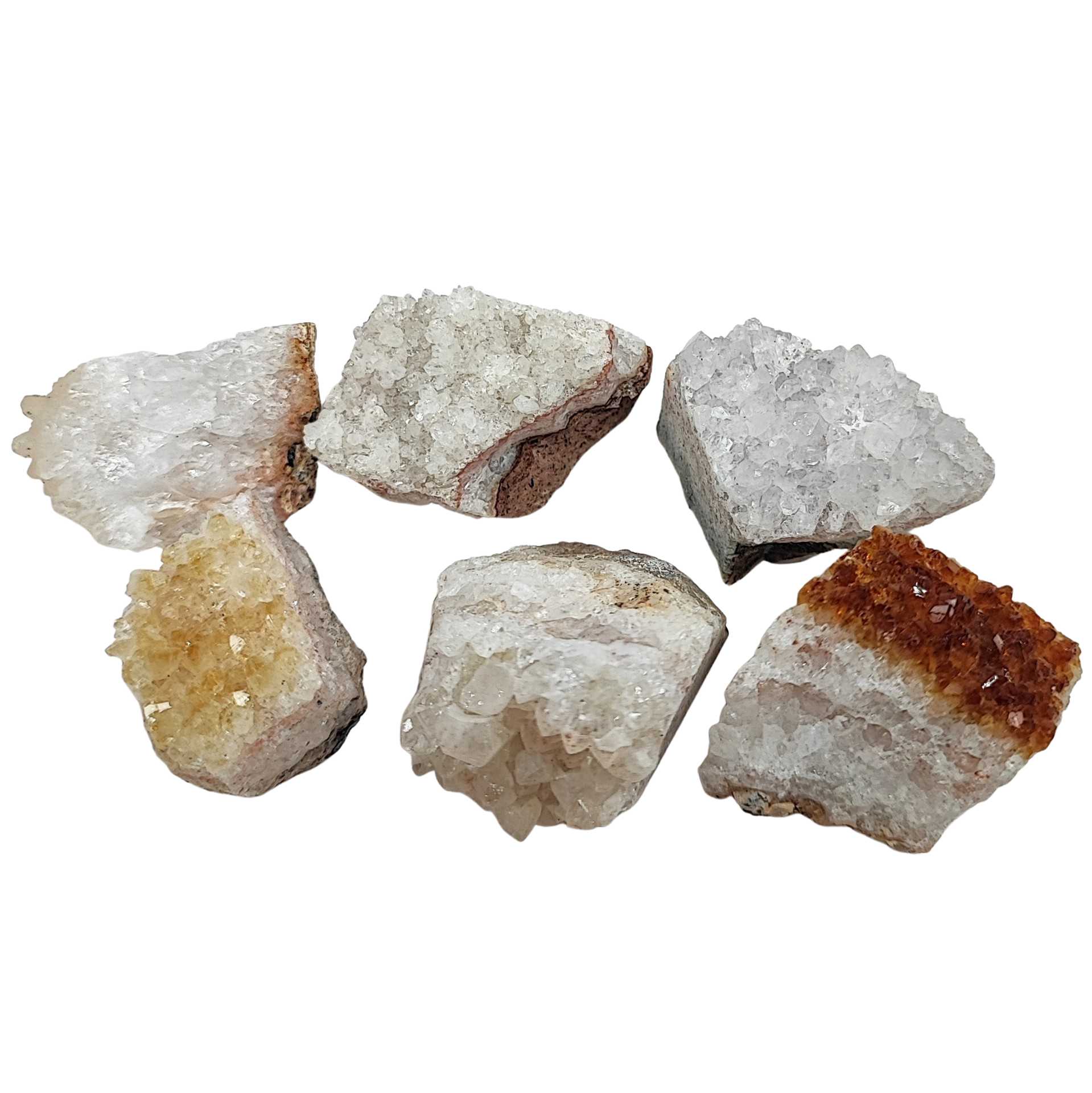 Cluster -Druzy -Citrine -20g to 35g -Cluster -Aromes Evasions